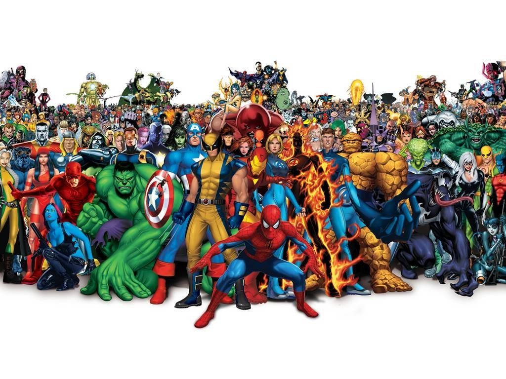 1. Вивільнення сили коміксів Marvel Шпалери