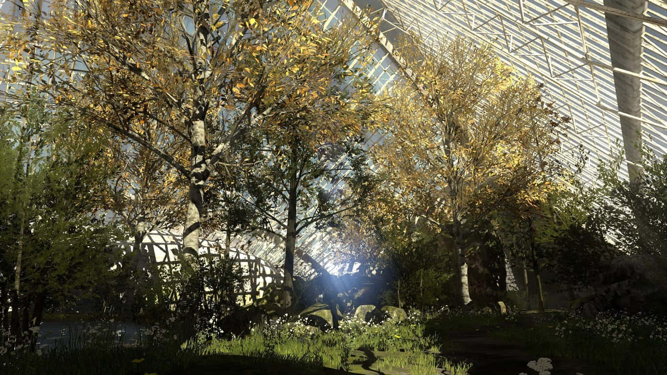 1366x768 The Talos Principle Геєнна Ліс Фон Шпалери