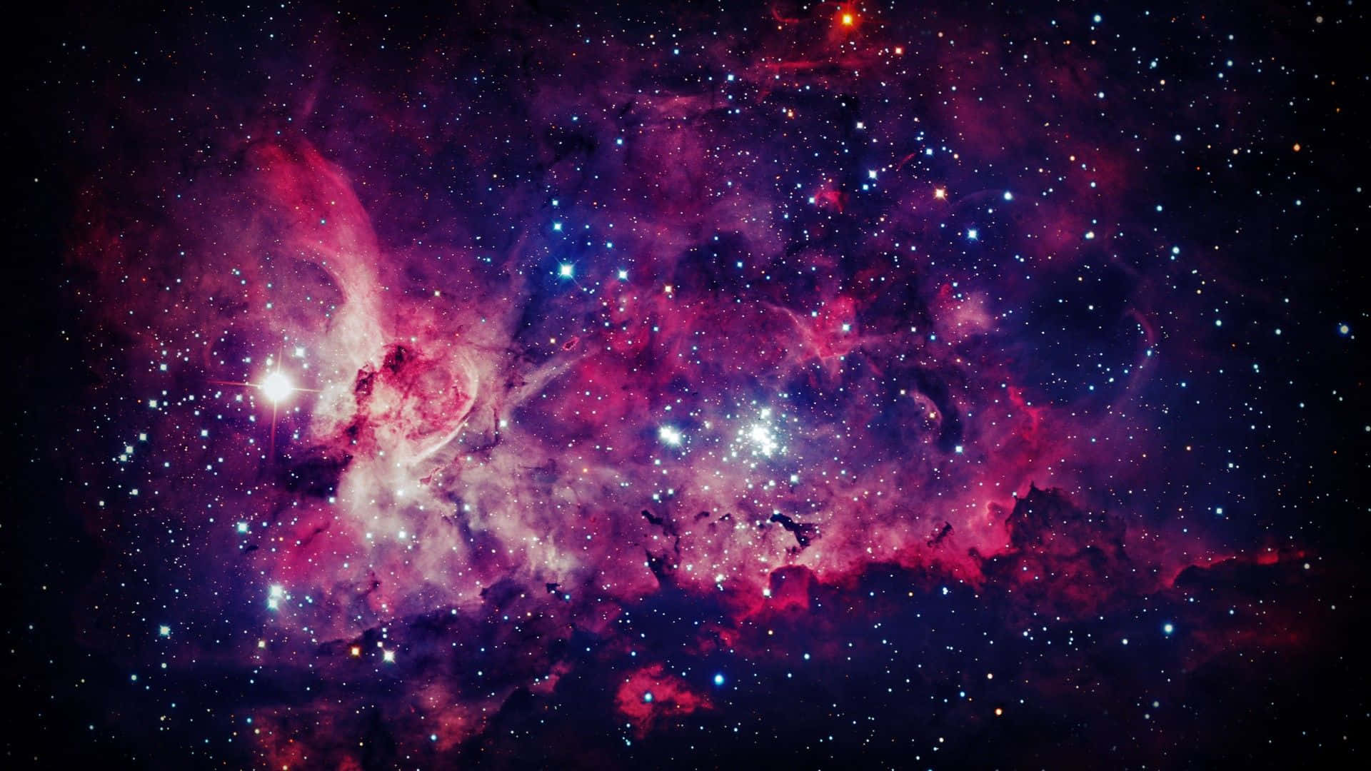 1920 X 1080 Туманність у космосі Шпалери