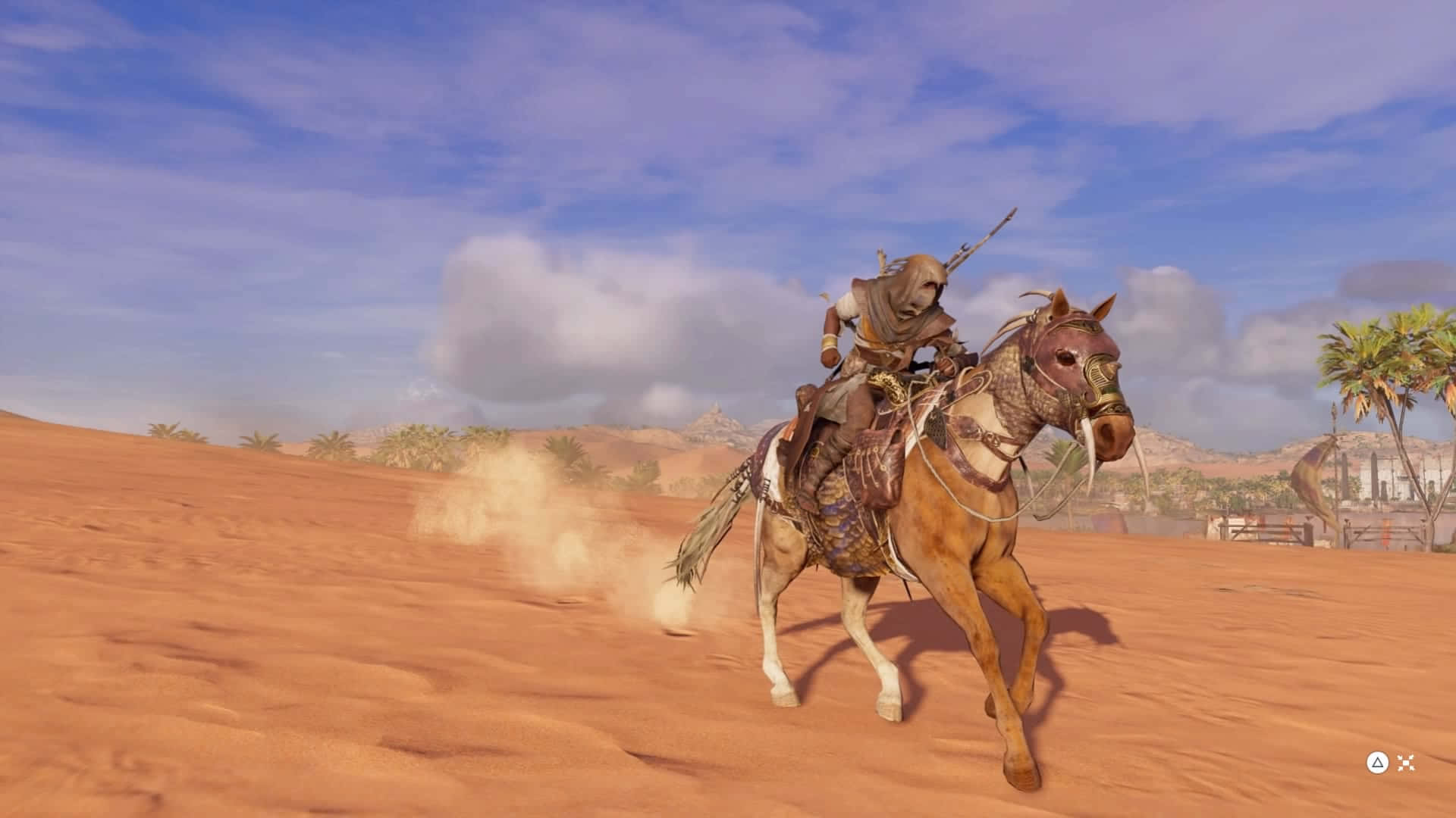 Копытні млекопитающие 1920x1080 Assassin's Creed Origins Фон Шпалери