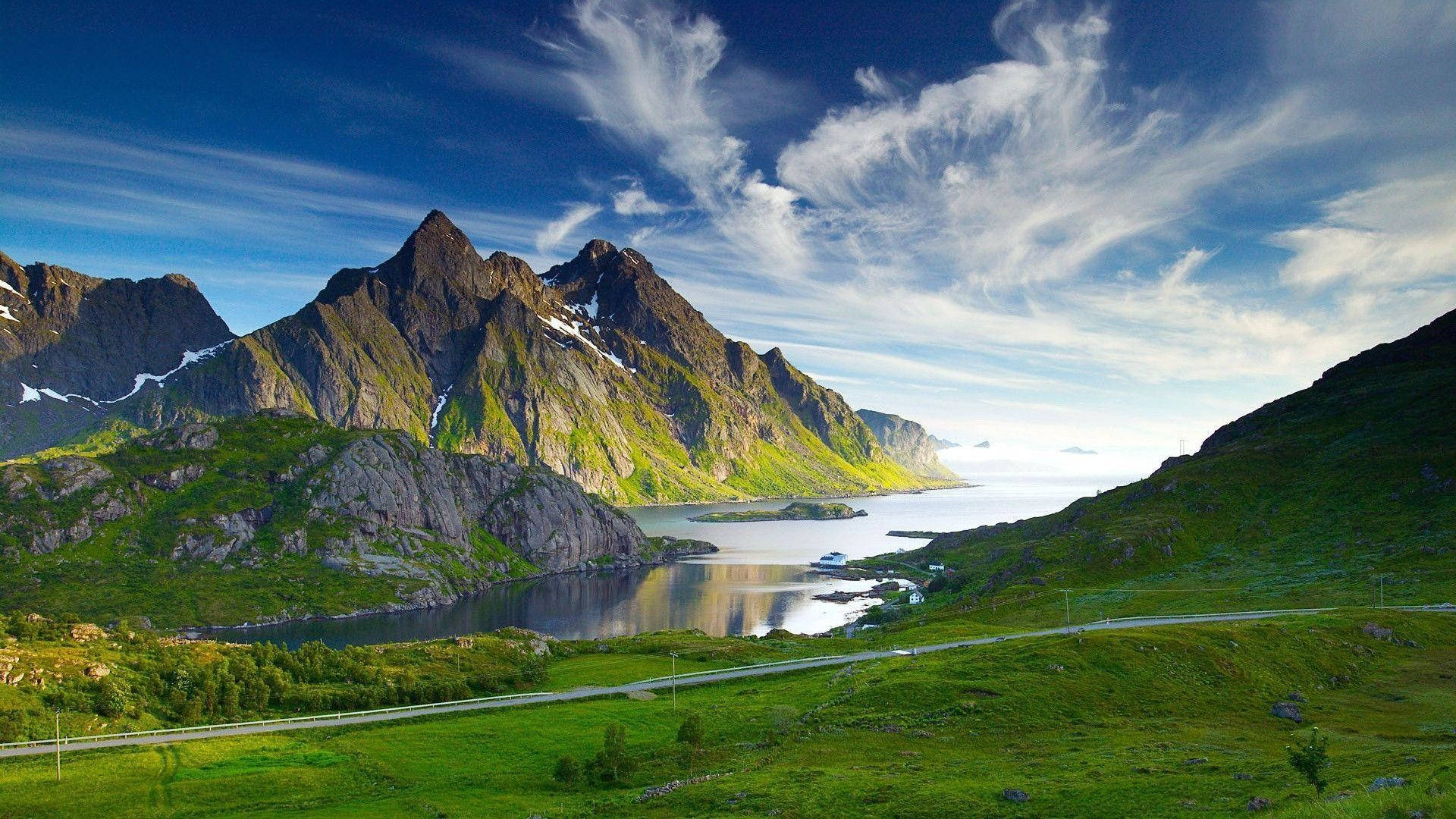 1920x1080 Full HD Природний пейзаж Шпалери