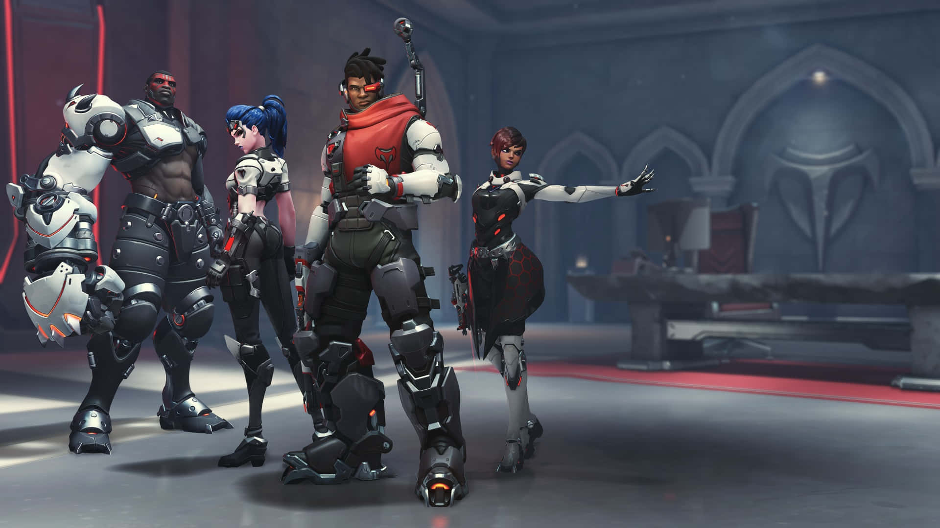 1920x1080 Персонажі відеогри Overwatch Шпалери