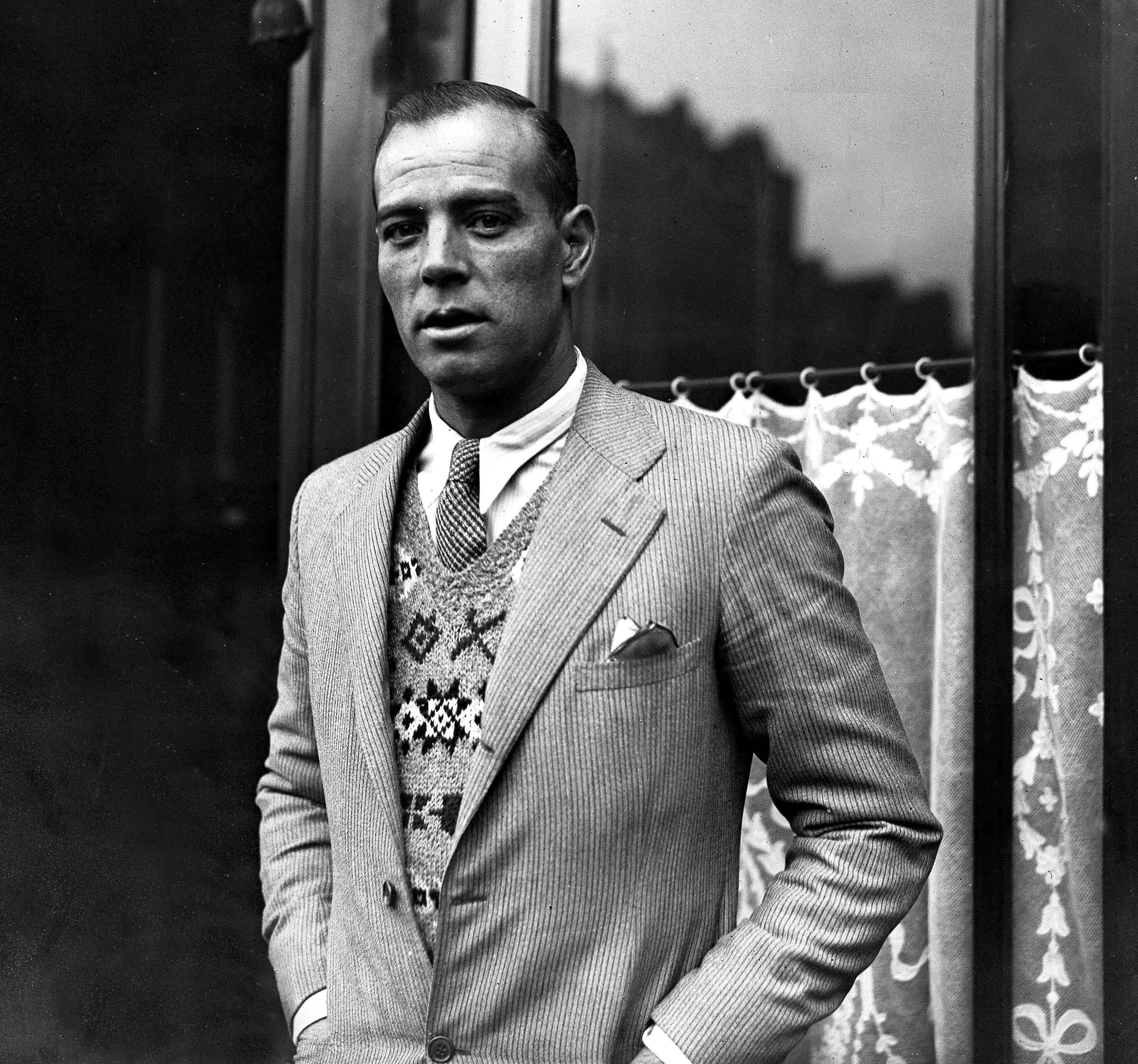 Футболіст Рікардо Самора, 1934 рік, фотографія Шпалери