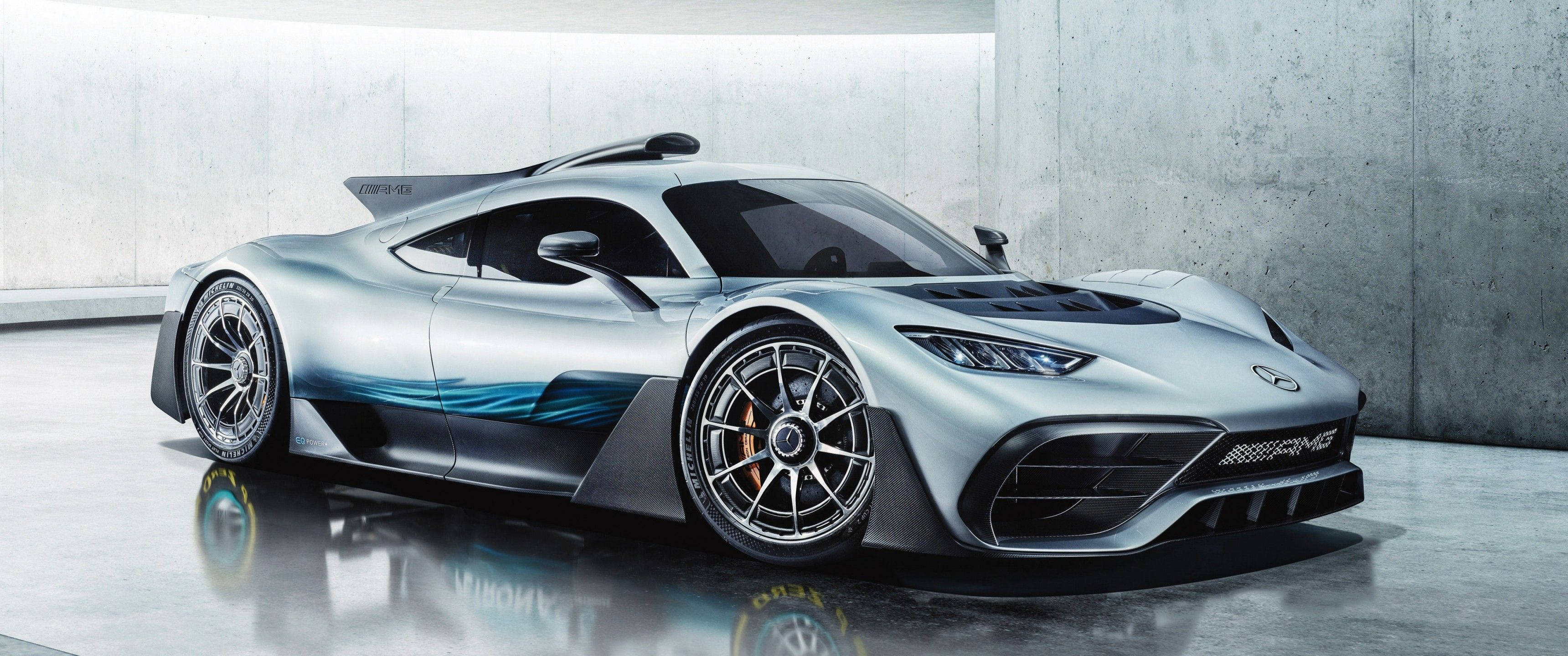 3440x1440 Автомобіль Mercedes-AMG Project One Шпалери
