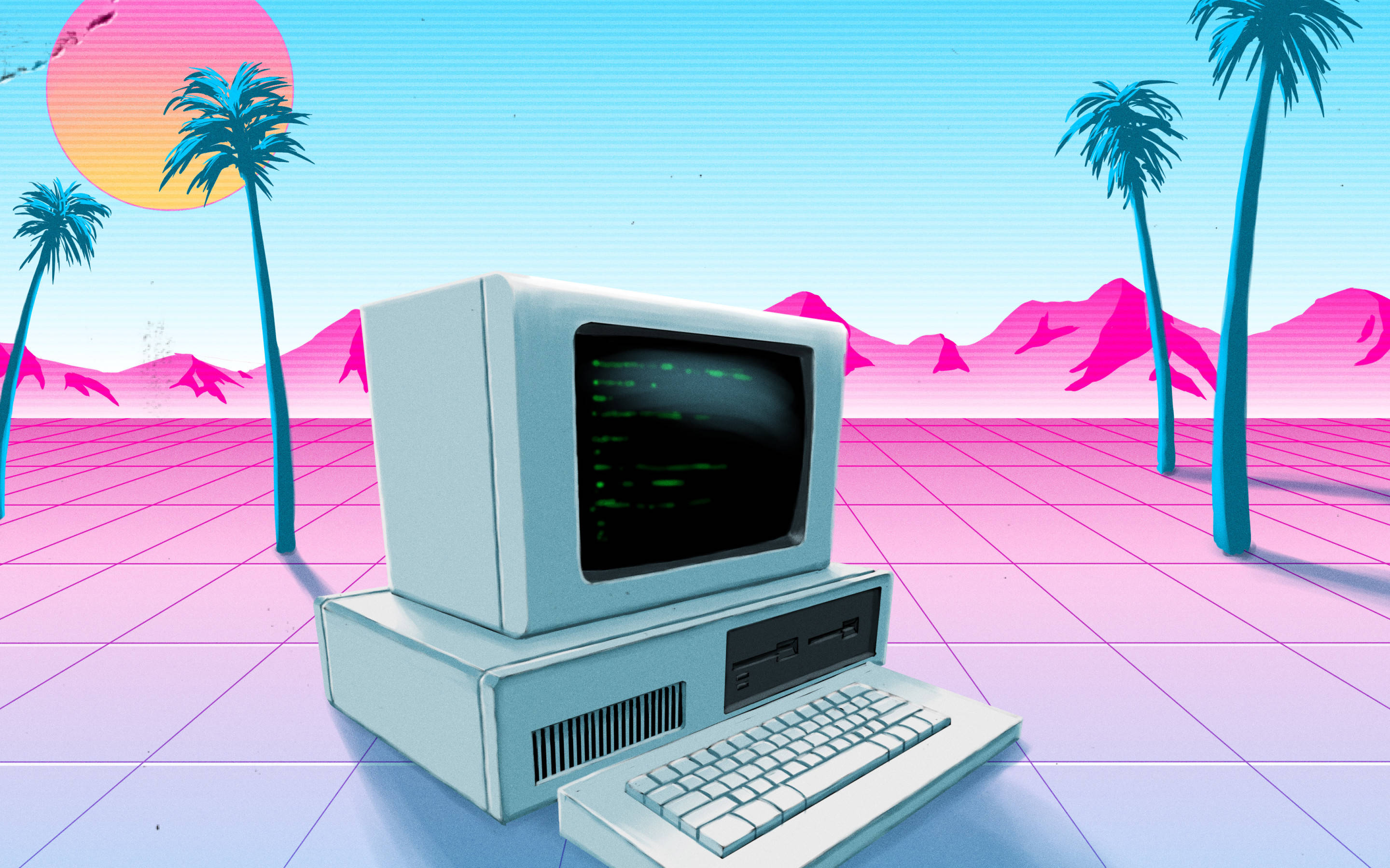 Естетичне 3D-мистецтво комп'ютера MacBook Шпалери