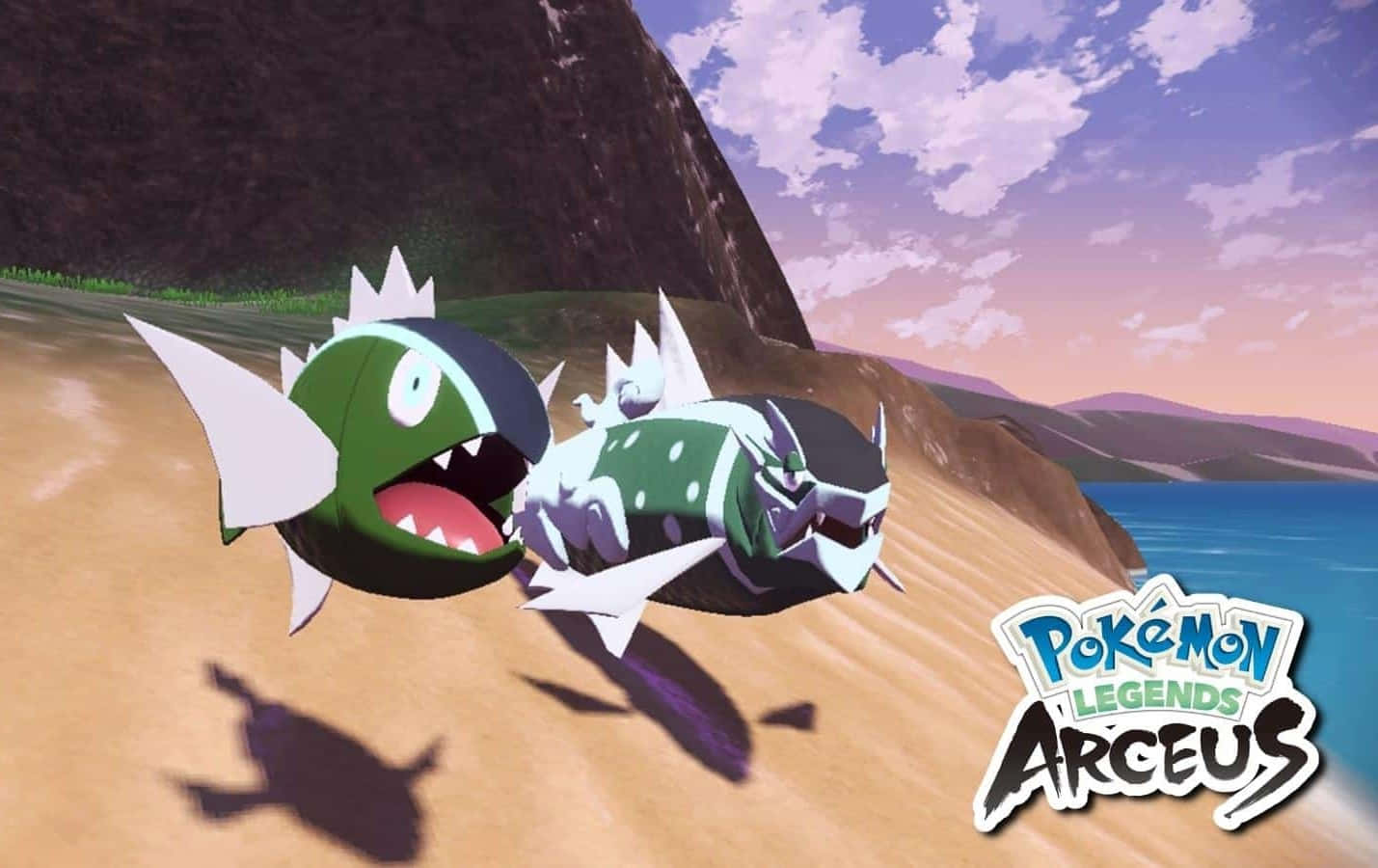 3D Баскулін в Pokémon Legends Arceus Шпалери