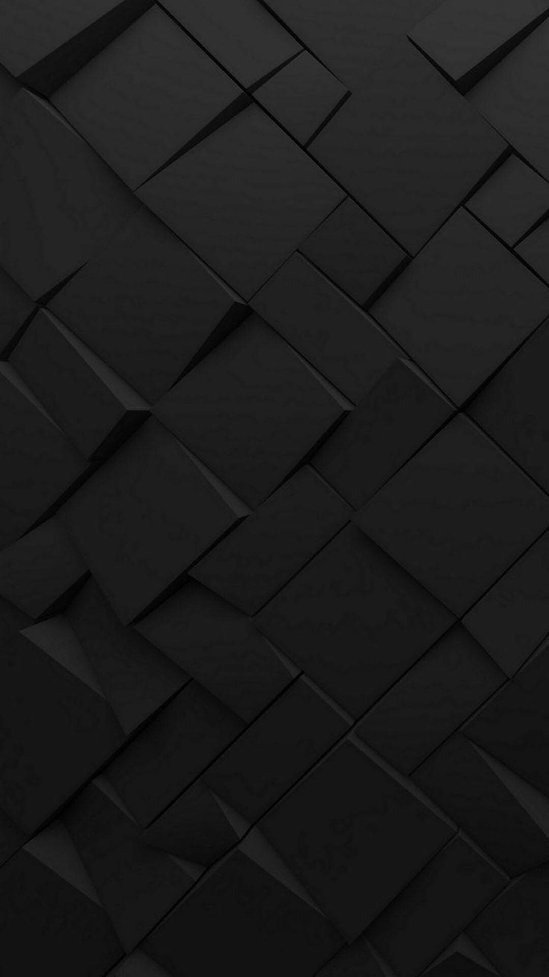 Темний андроїд 3D абстрактний візерунок з кубів Шпалери