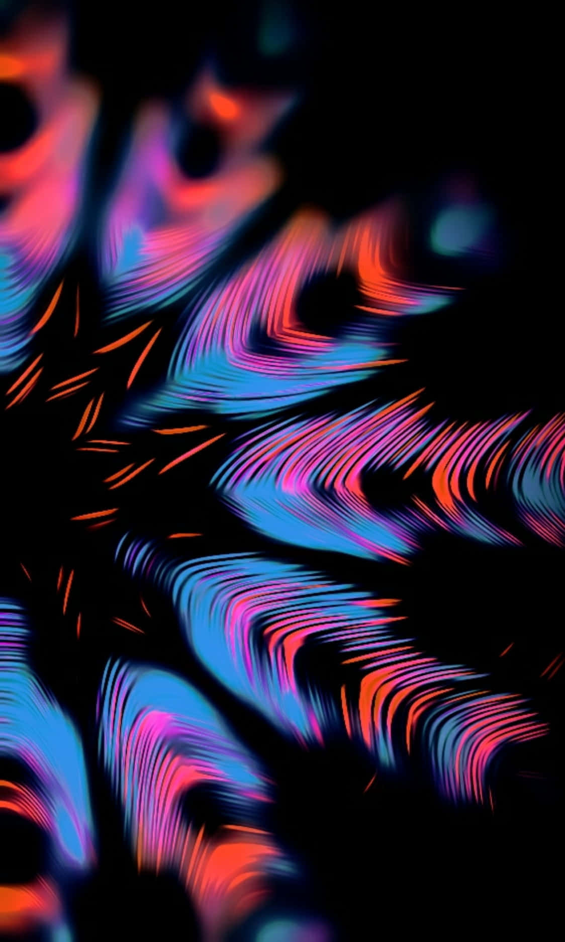 4K AMOLED фон цветные абстрактные перья Шпалери