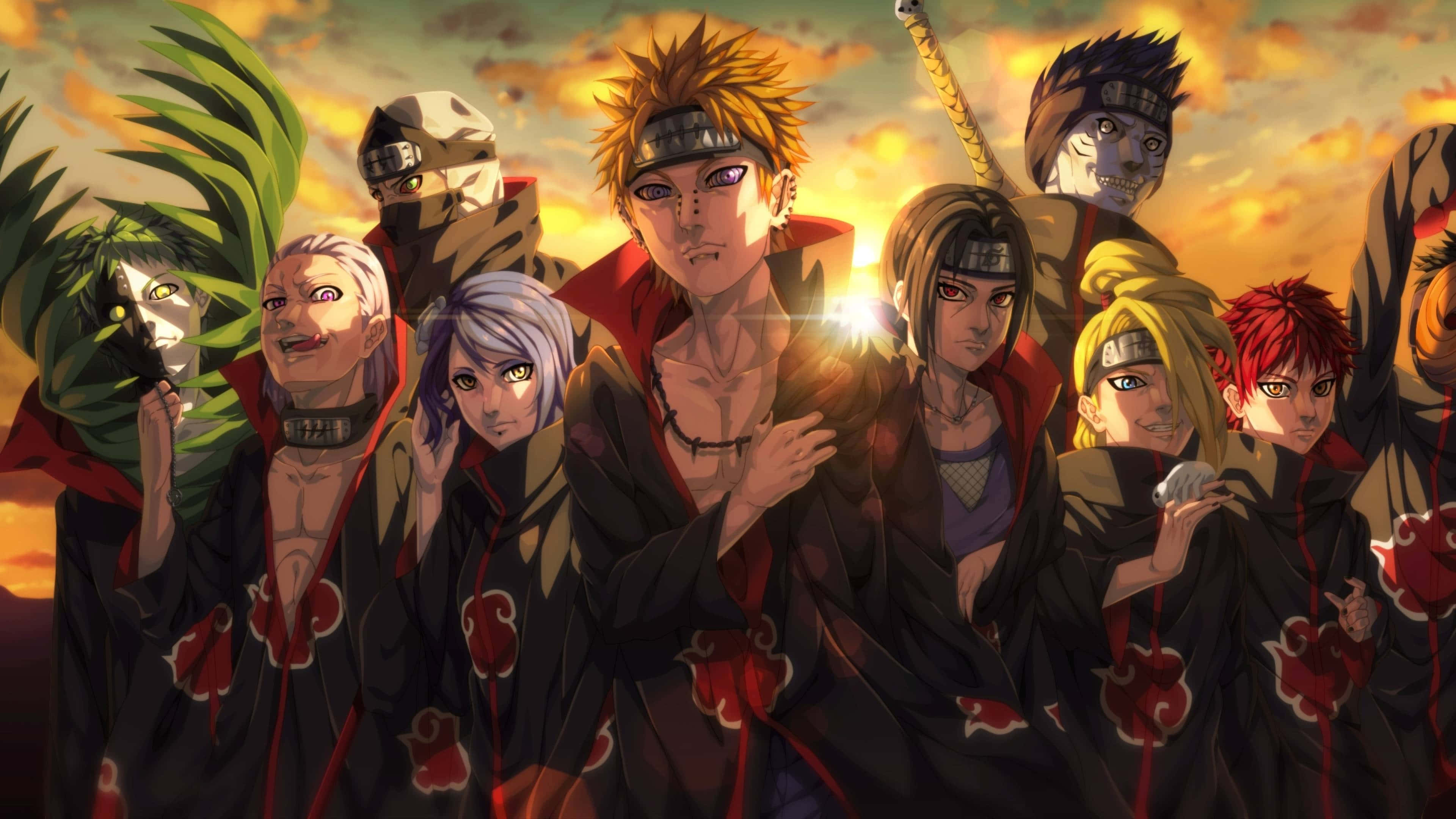 Живи в світі аніме 4K Шпалери