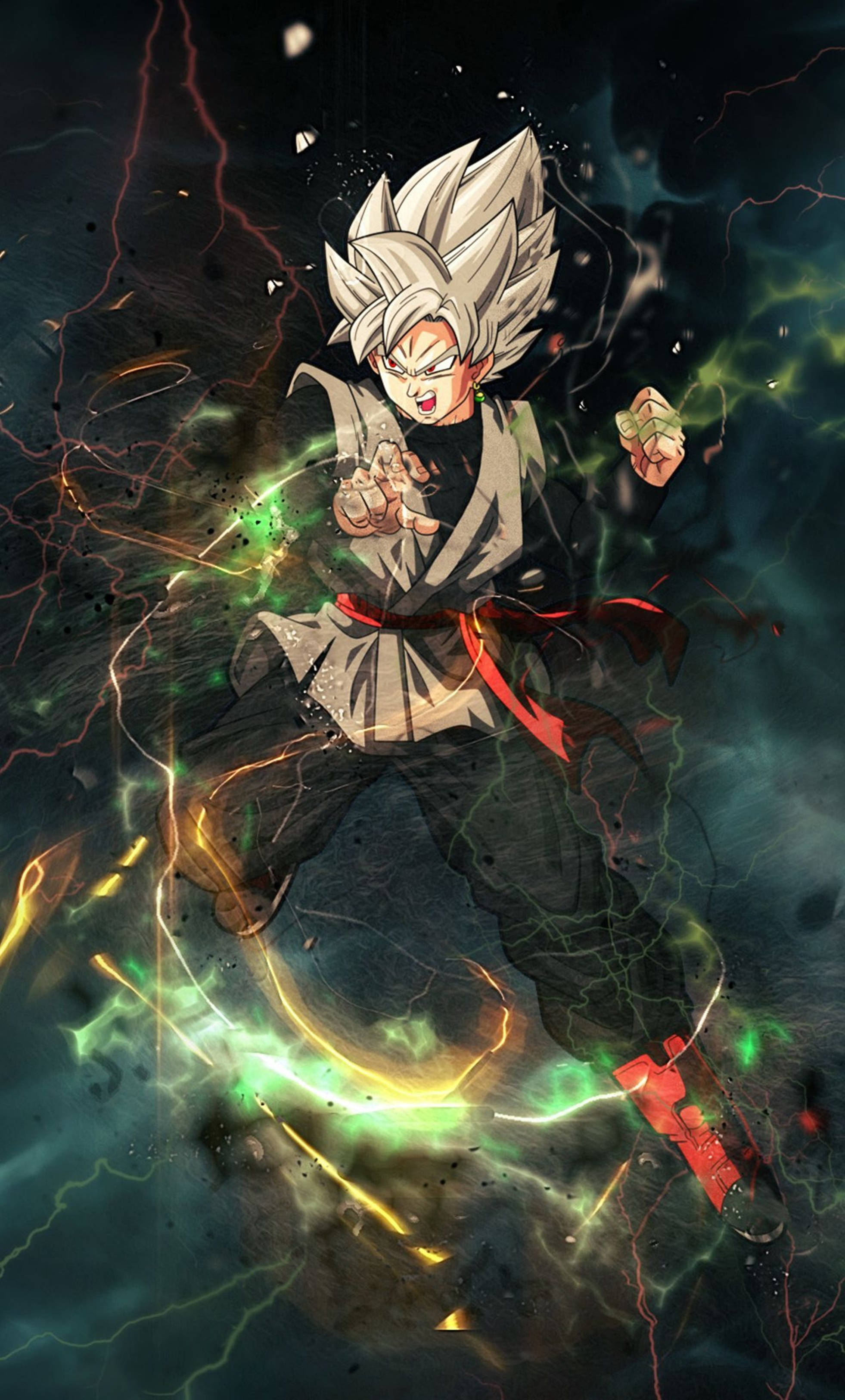 4K Аніме iPhone Dragon Ball Vegeta Шпалери