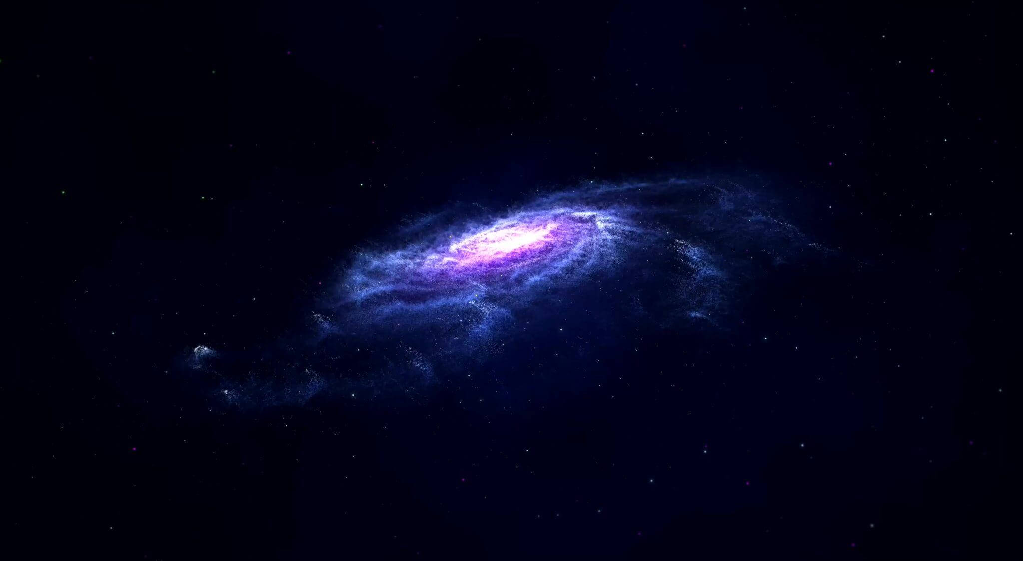 4K Рухома спіральна галактика Шпалери