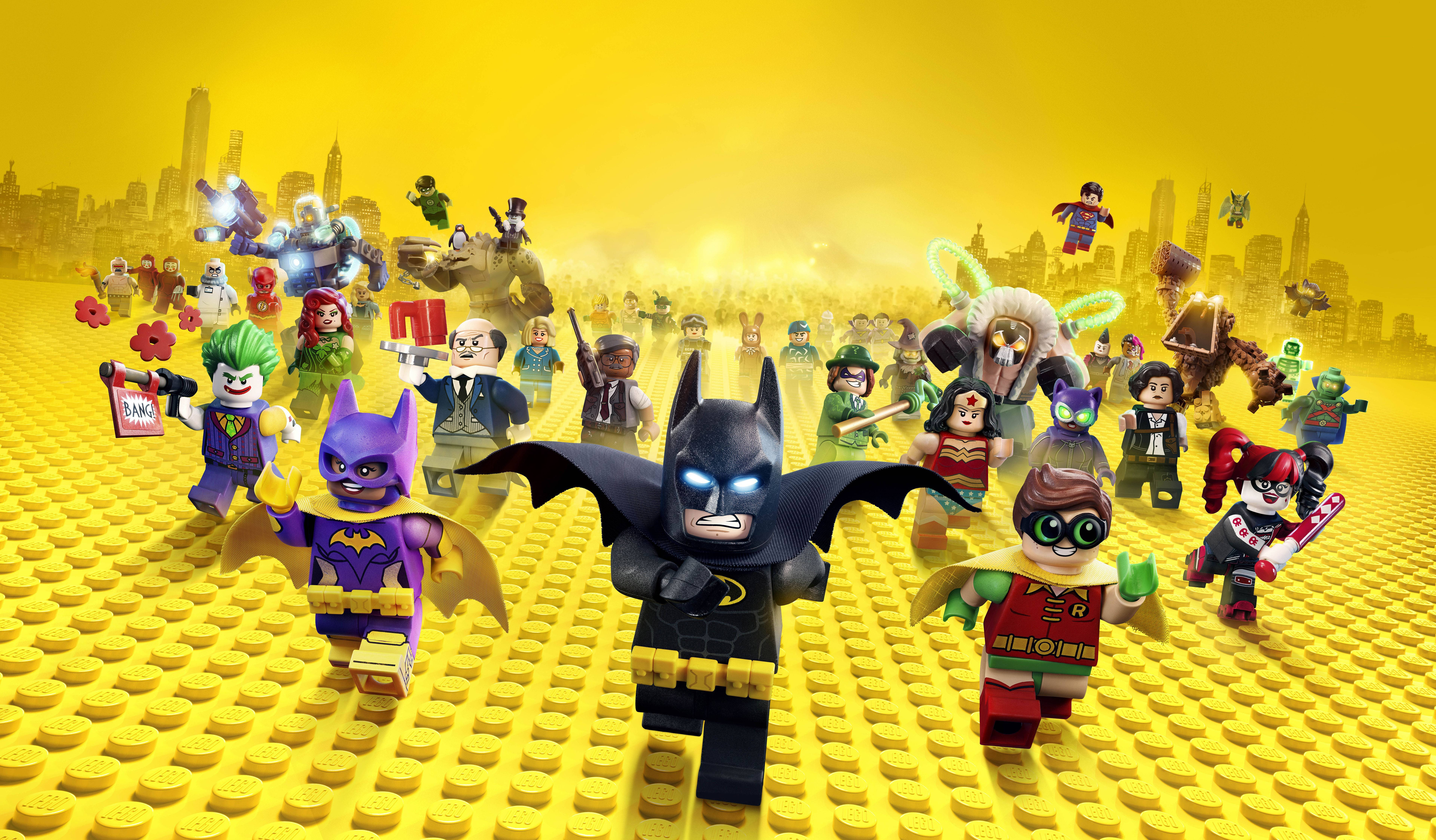 4K LEGO Бетмен і друзі Шпалери