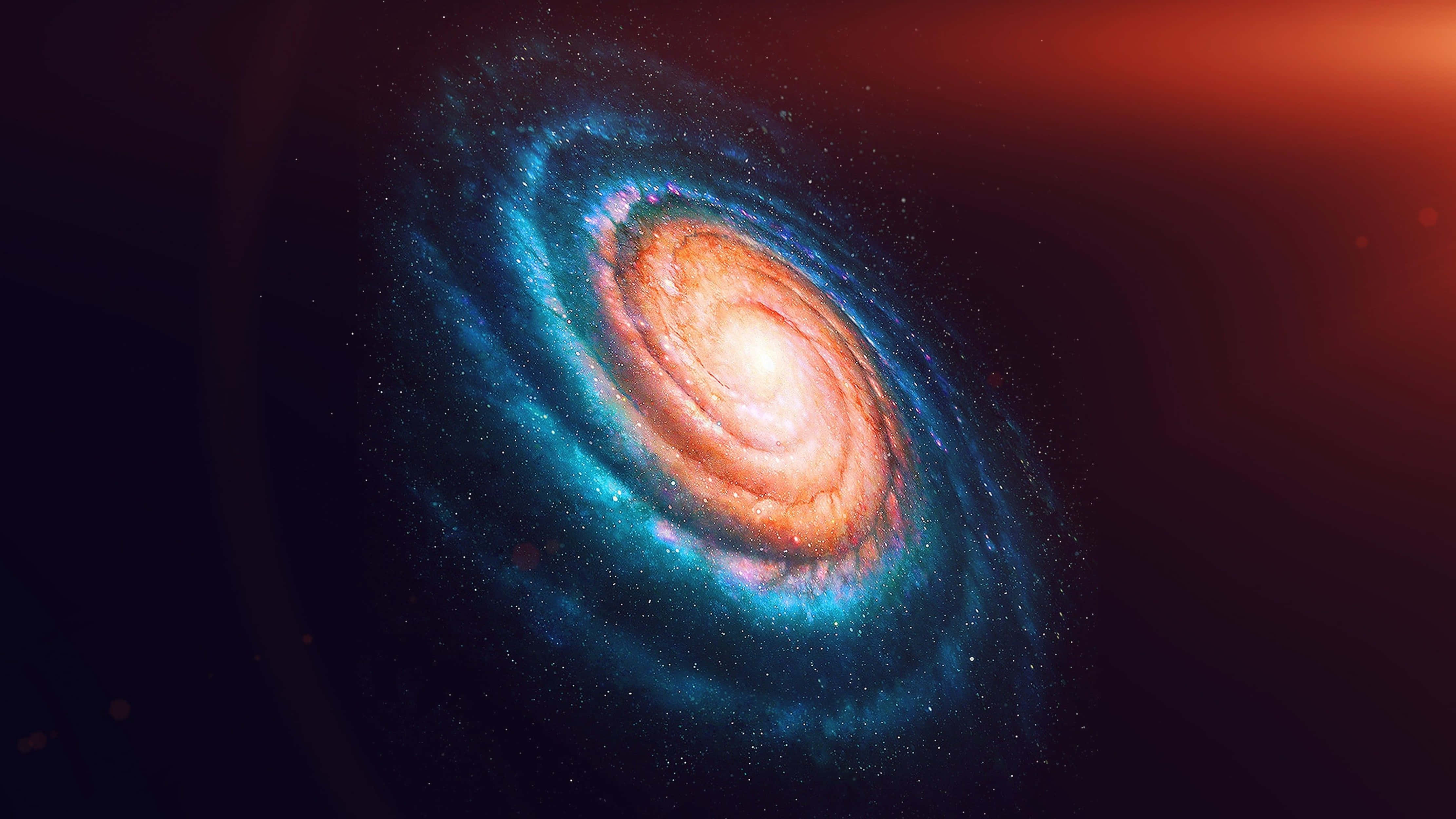 4K Всесвіт Галактика NGC 1232 Шпалери