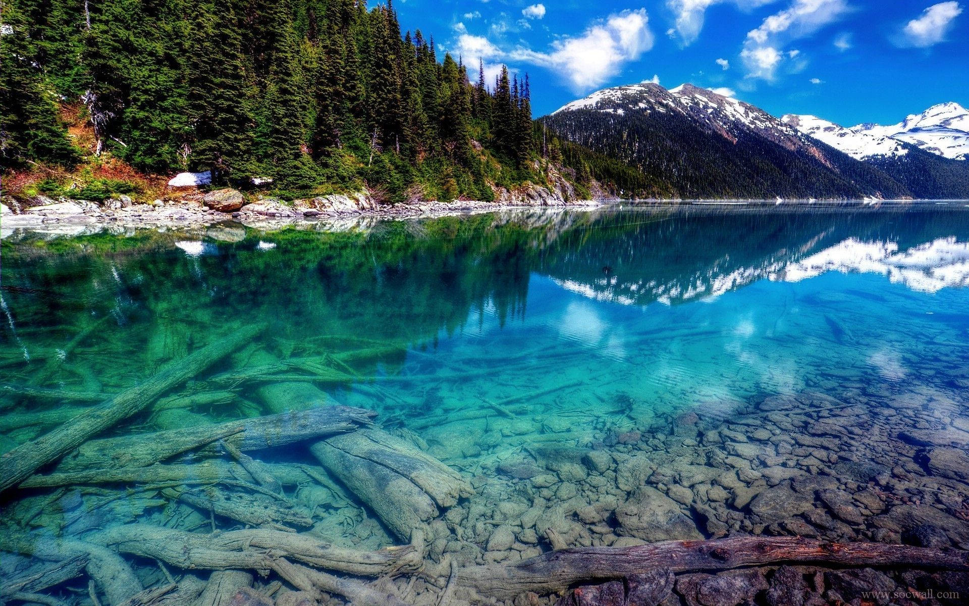 4K Природа Чисті Води Шпалери