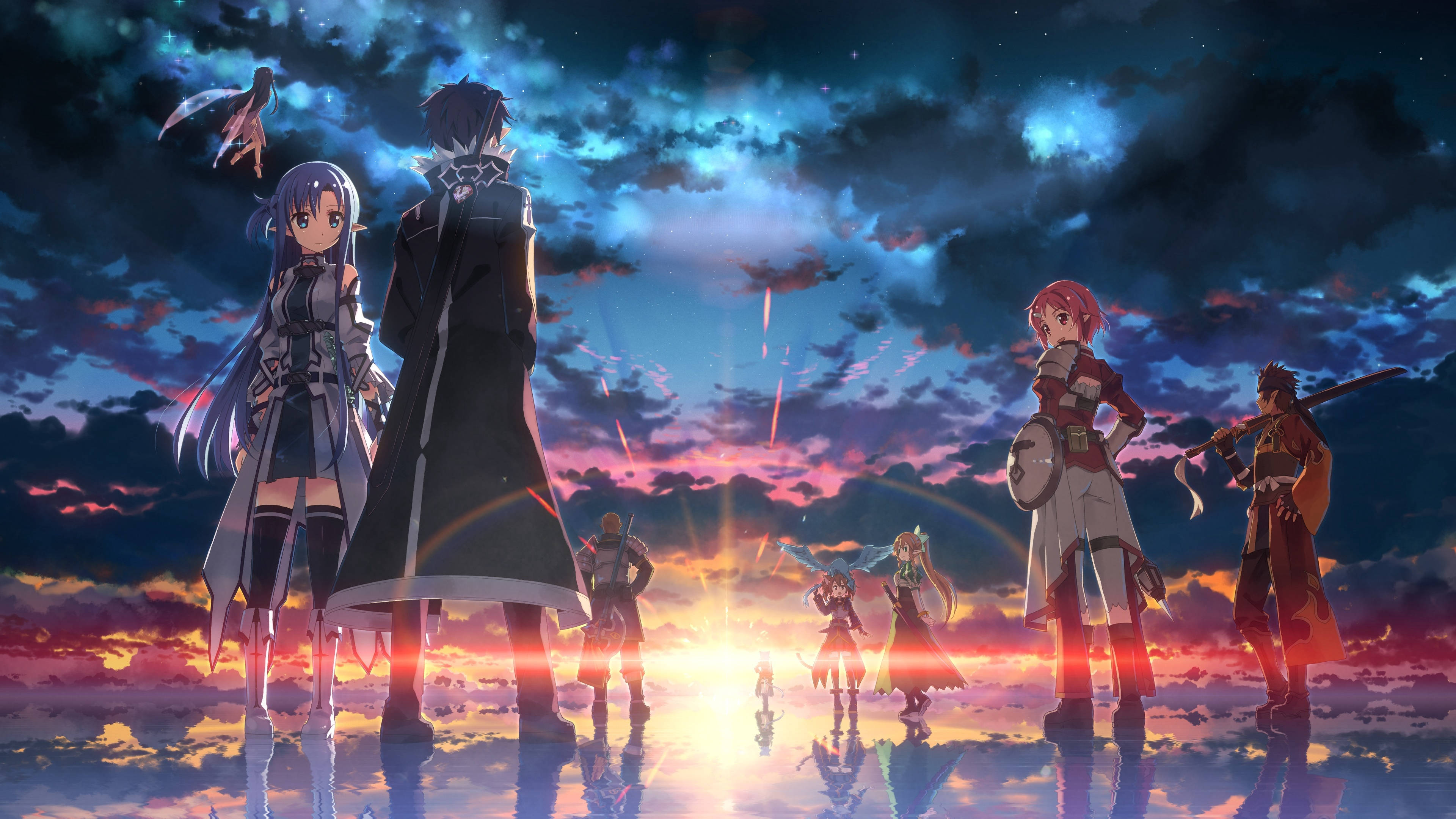 4K Аніме Sword Art Online Шпалери
