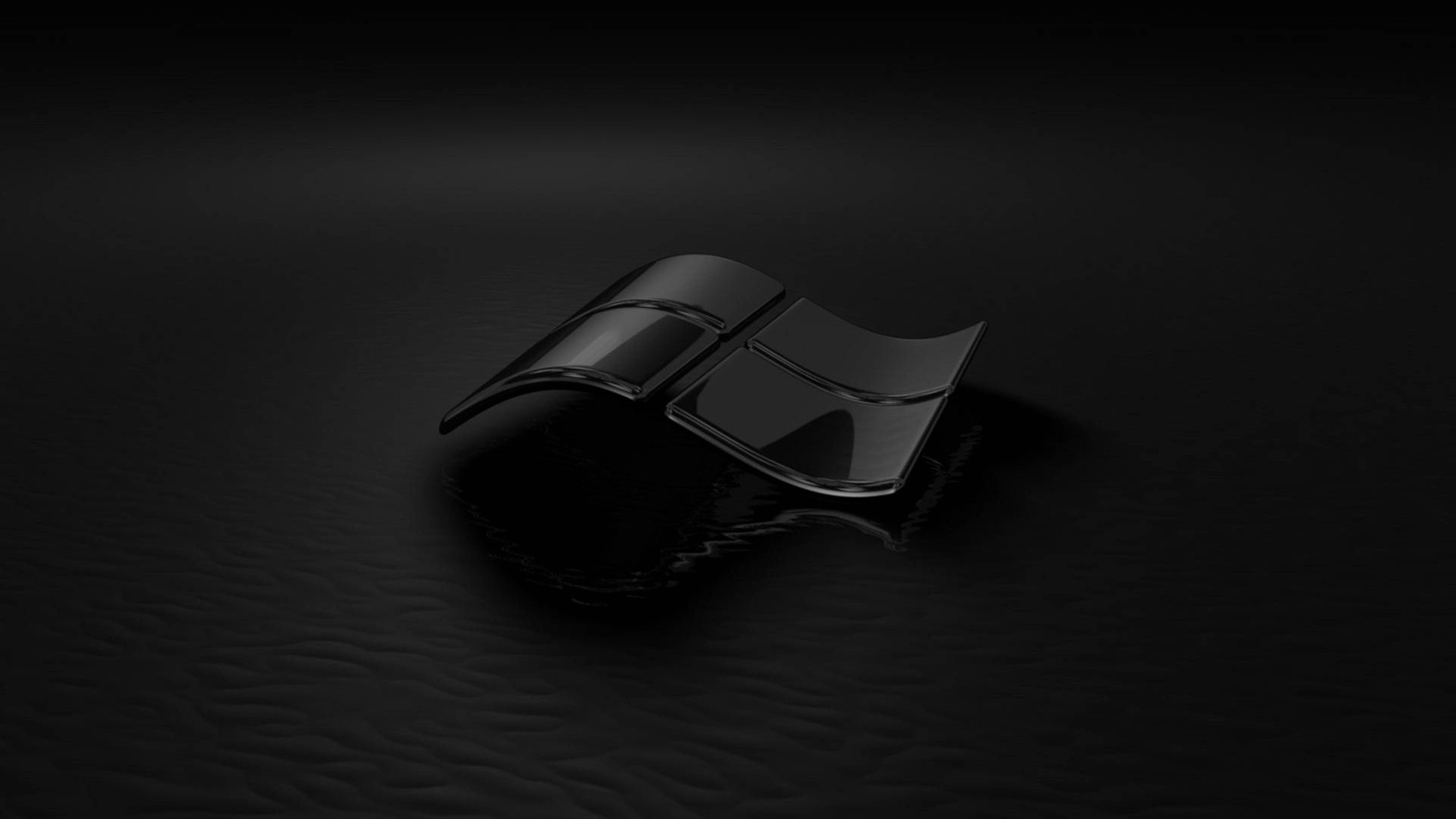 4K Ultra HD Чорні Windows Шпалери