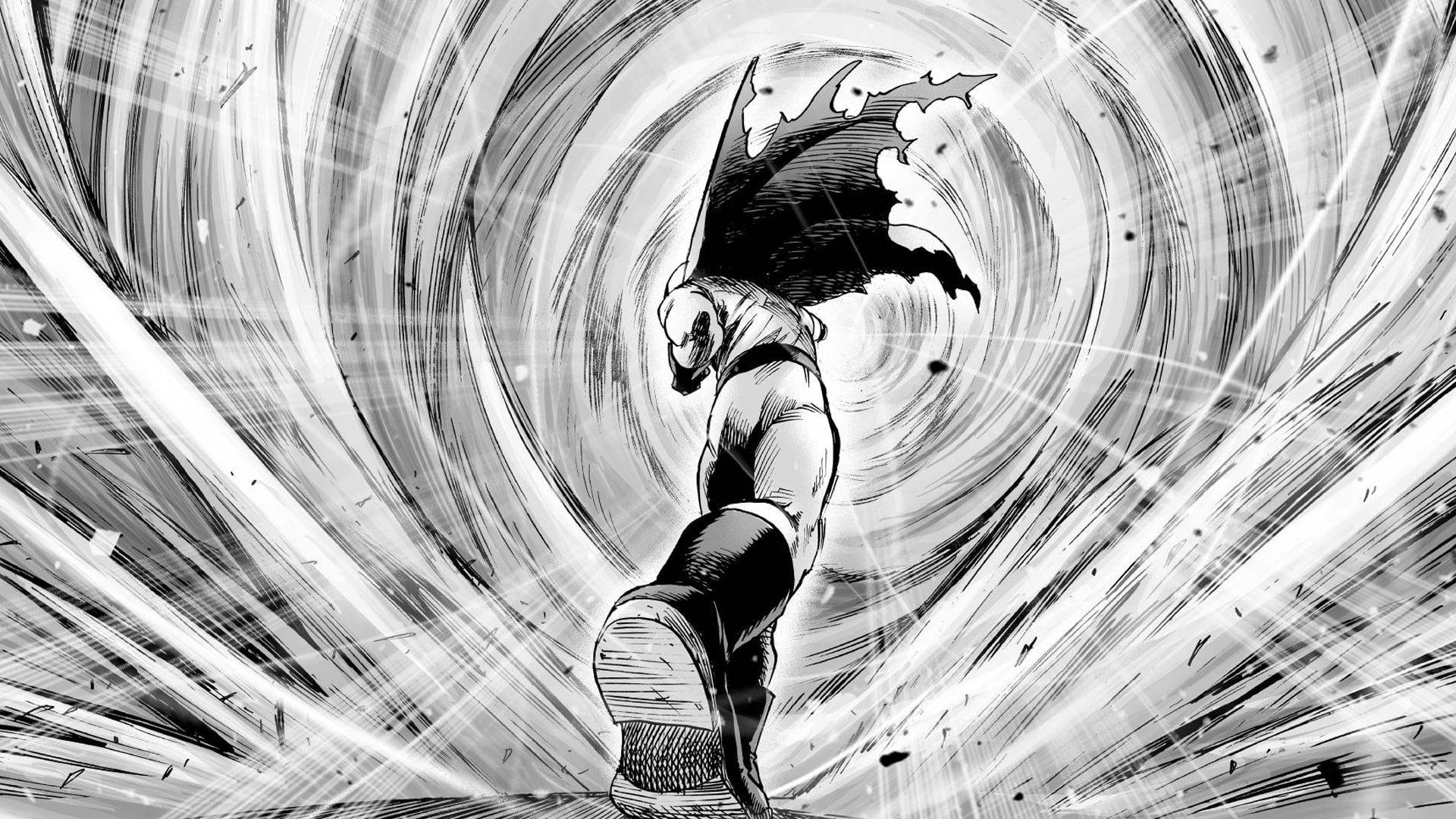 4K манга One Punch Man Шпалери