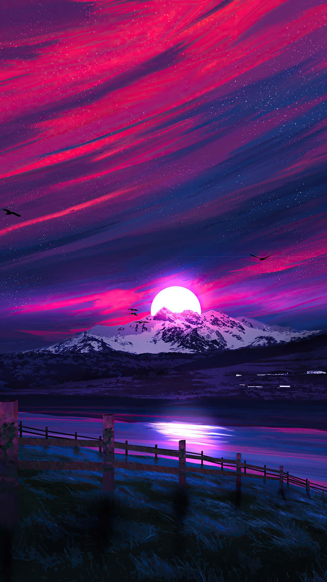 4K Природа iPhone Місяць Шпалери