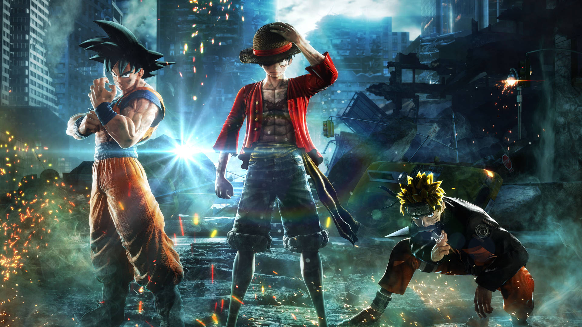 8k Ultra HD постер Jump Force — Гоку Шпалери