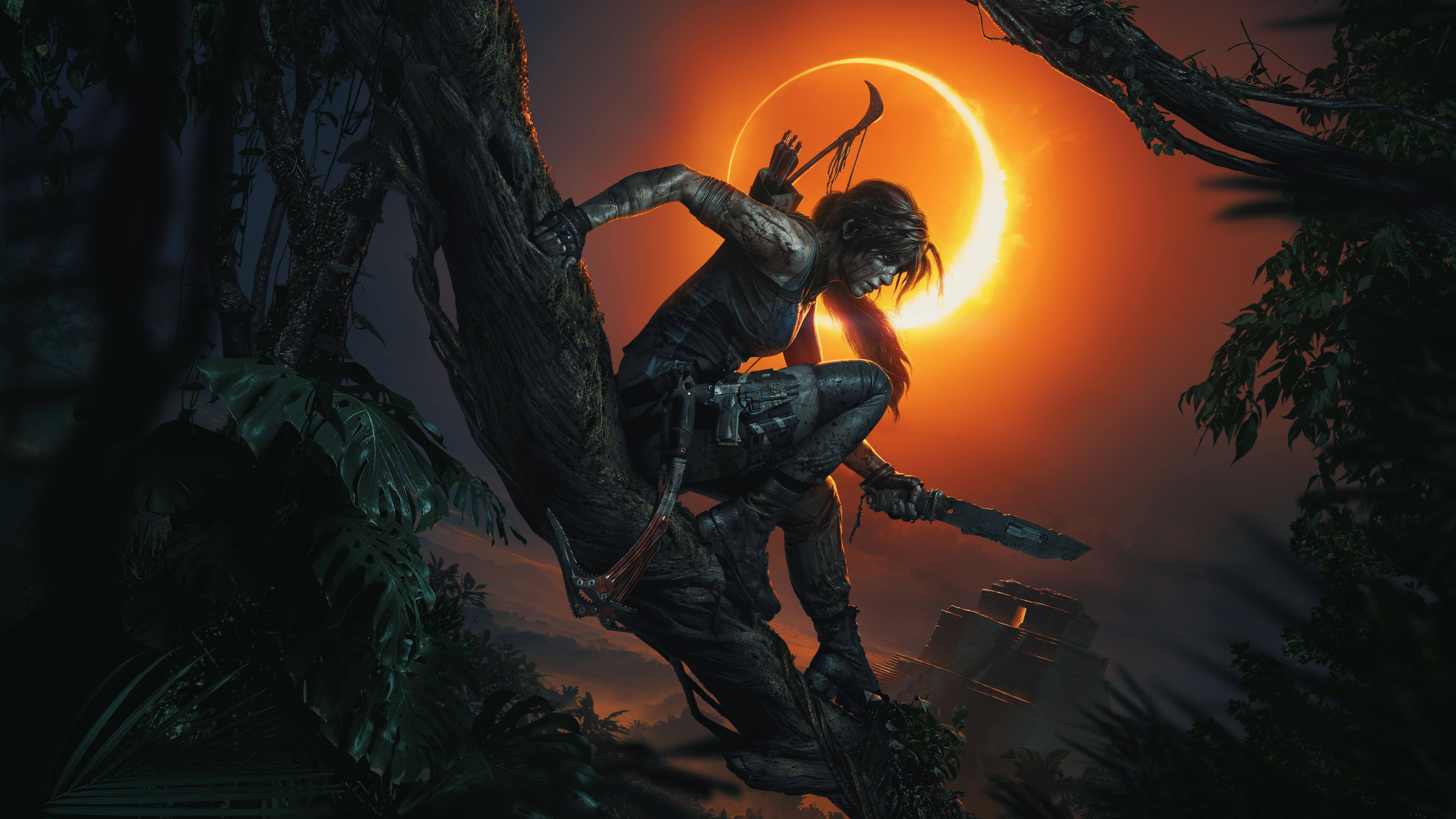 8K гра Tomb Raider Шпалери