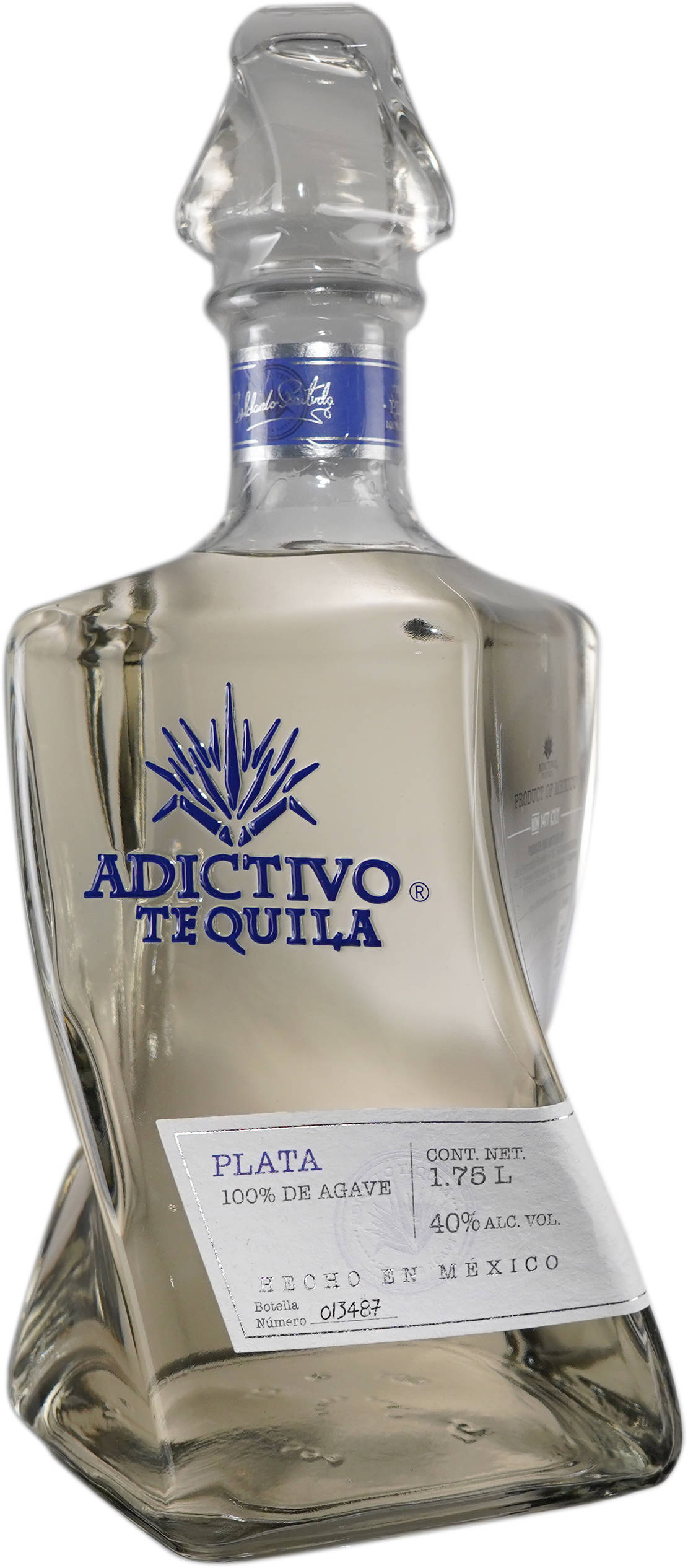 Adictivo Plata Tequila в Прозрачной Бутылке Шпалери