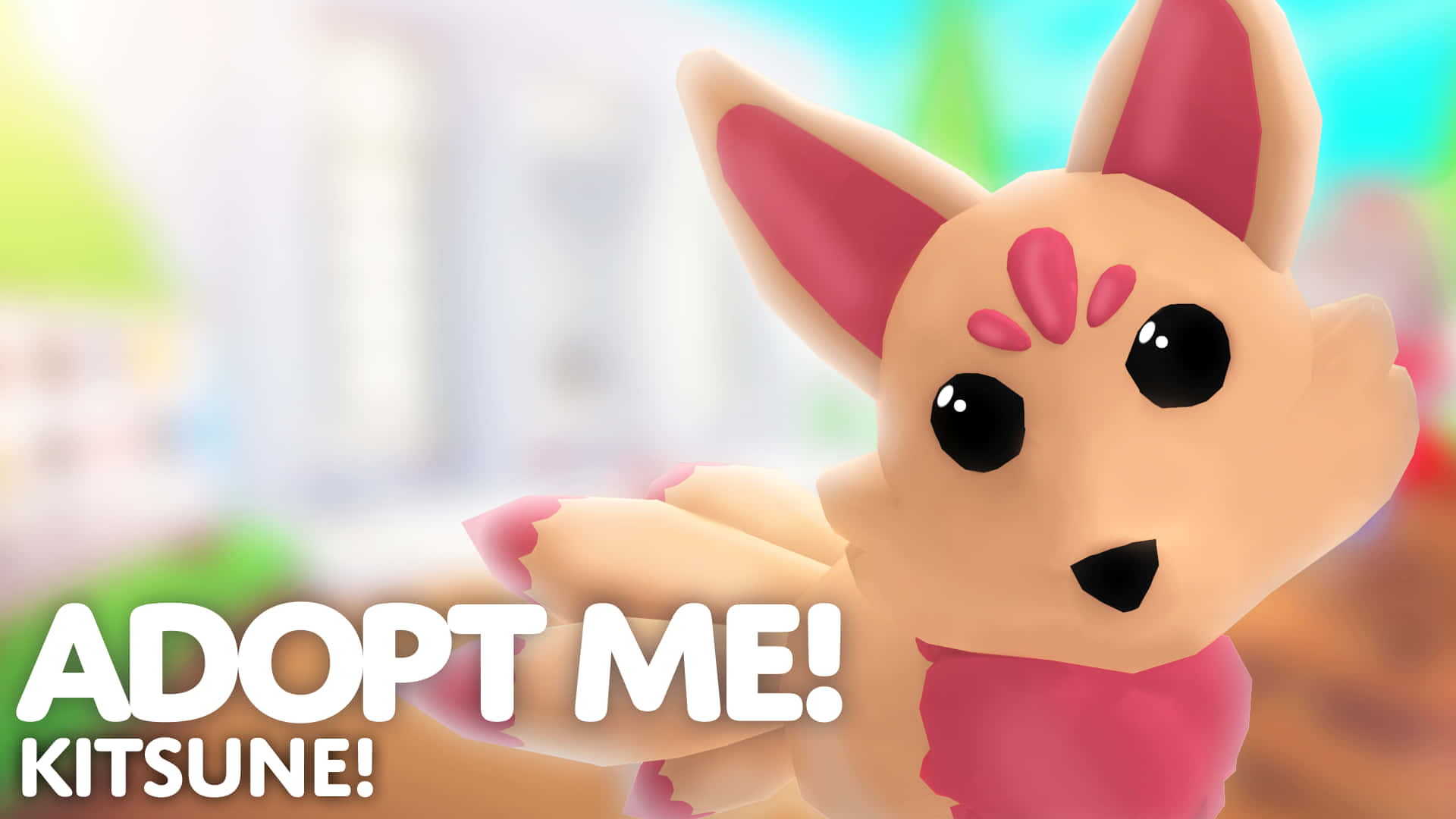 скриншот кіцуне з Adopt Me Шпалери