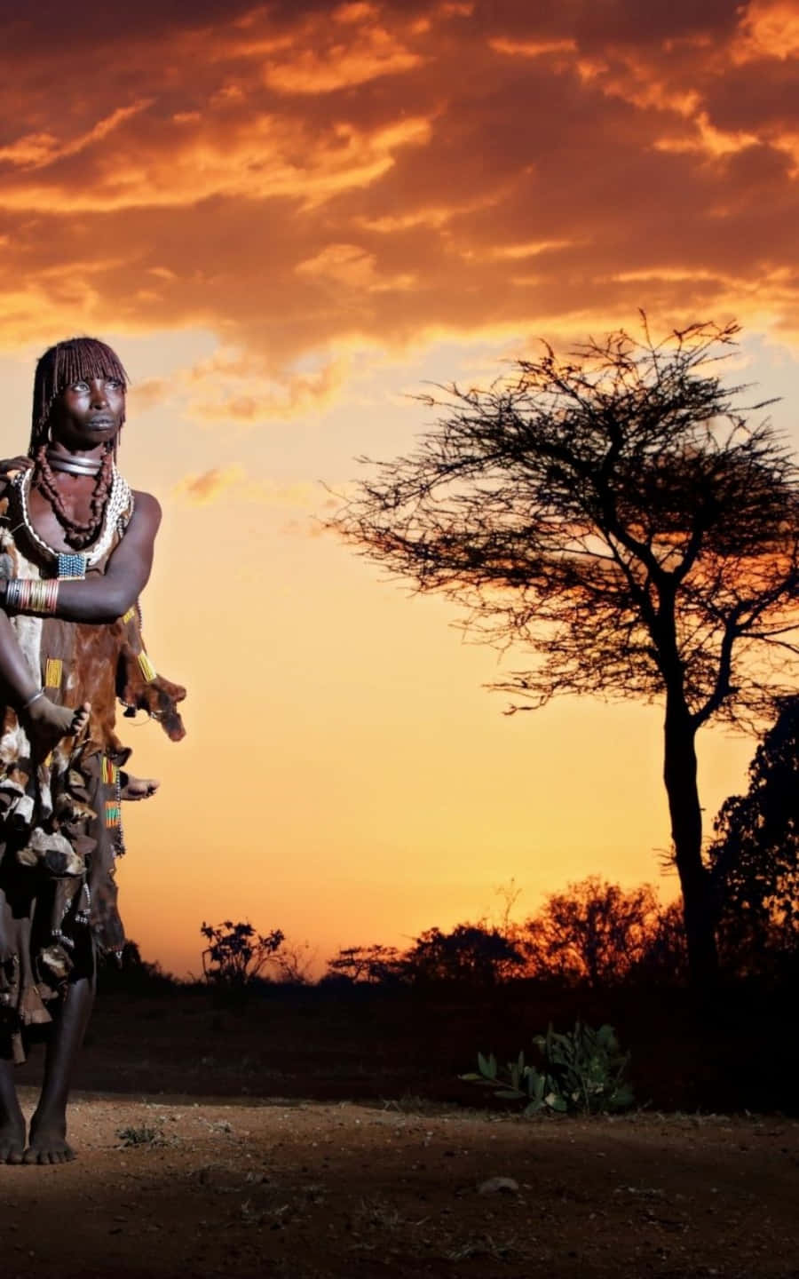 Будьте на связи с новейшим African Phone Шпалери