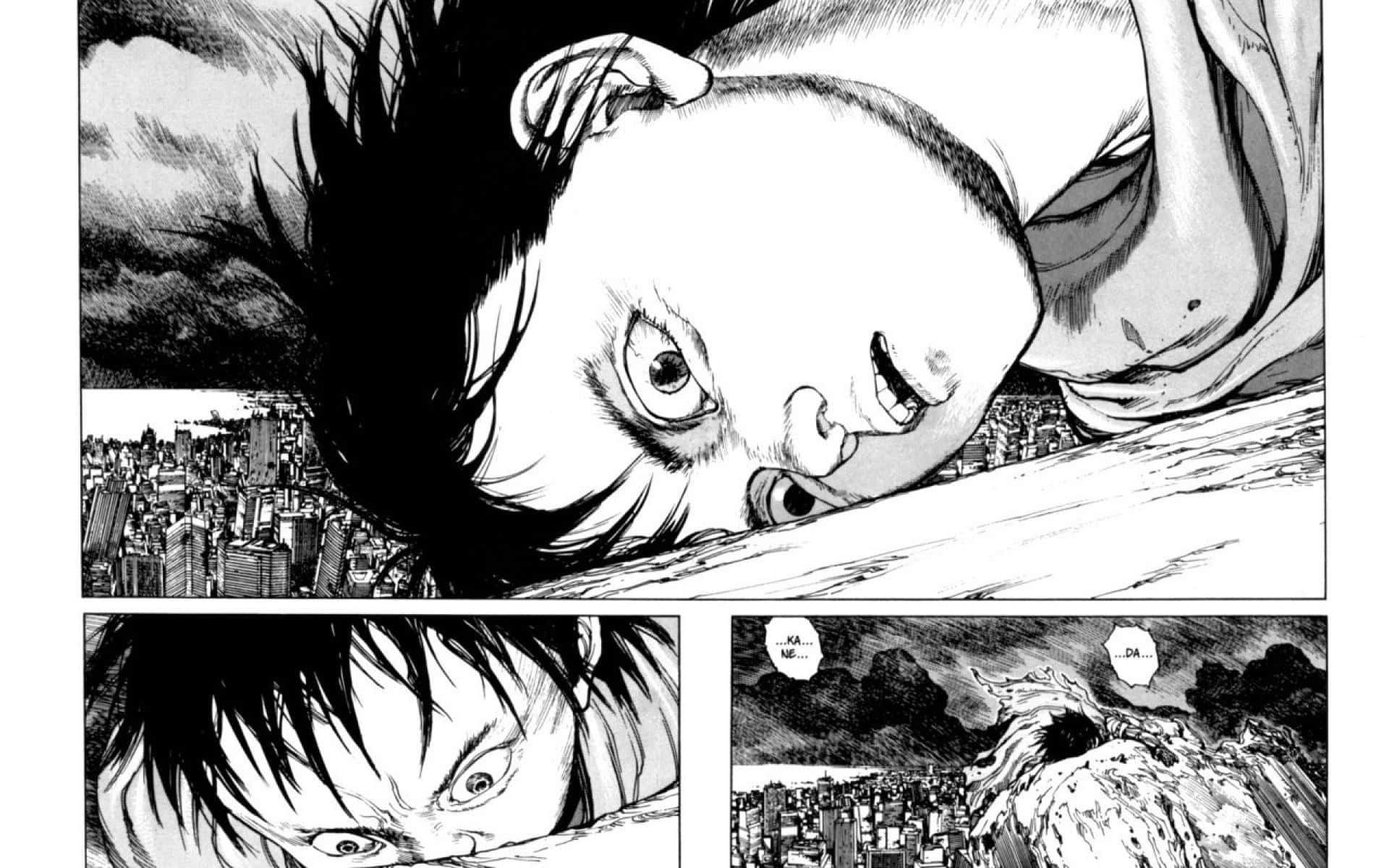 Фон манги Akira Шпалери