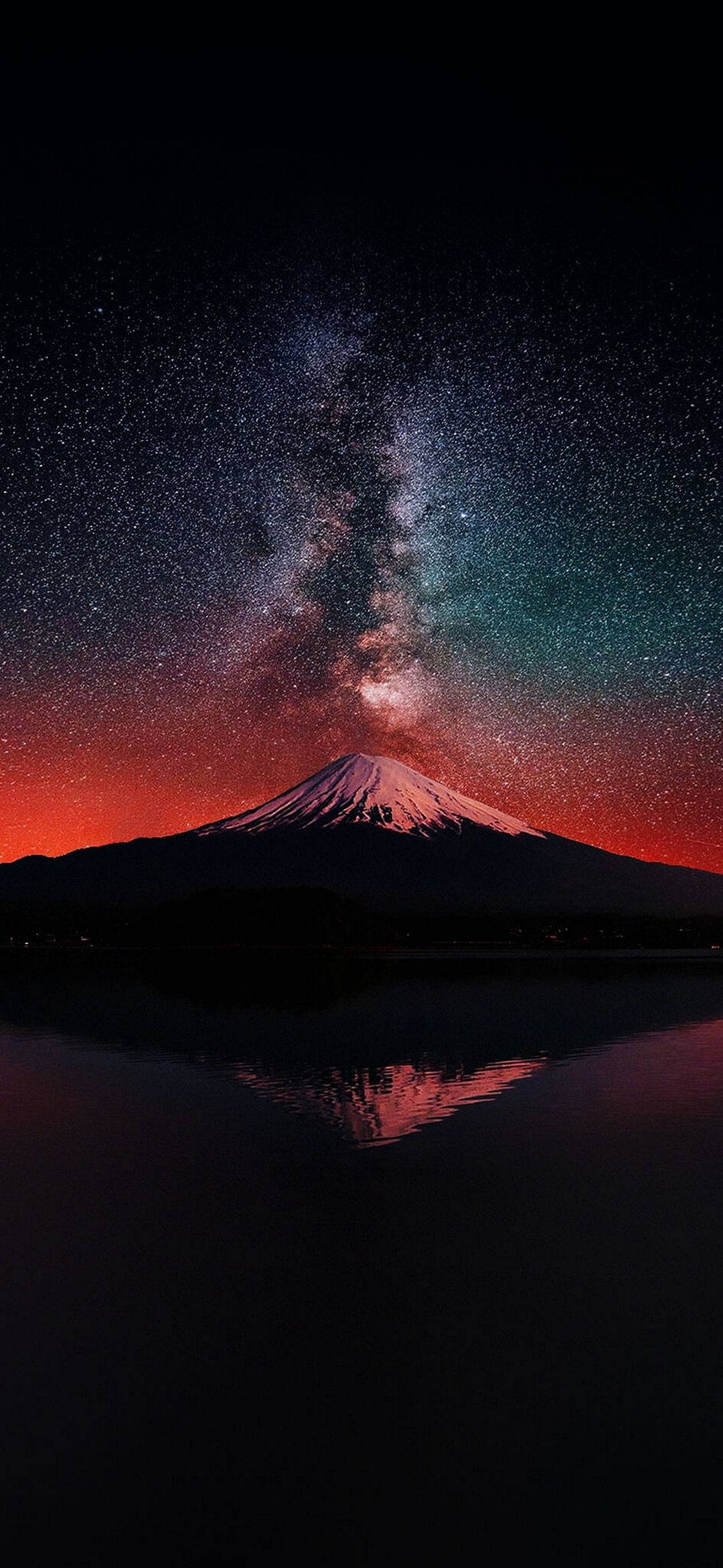 AMOLED заснеженная гора Шпалери