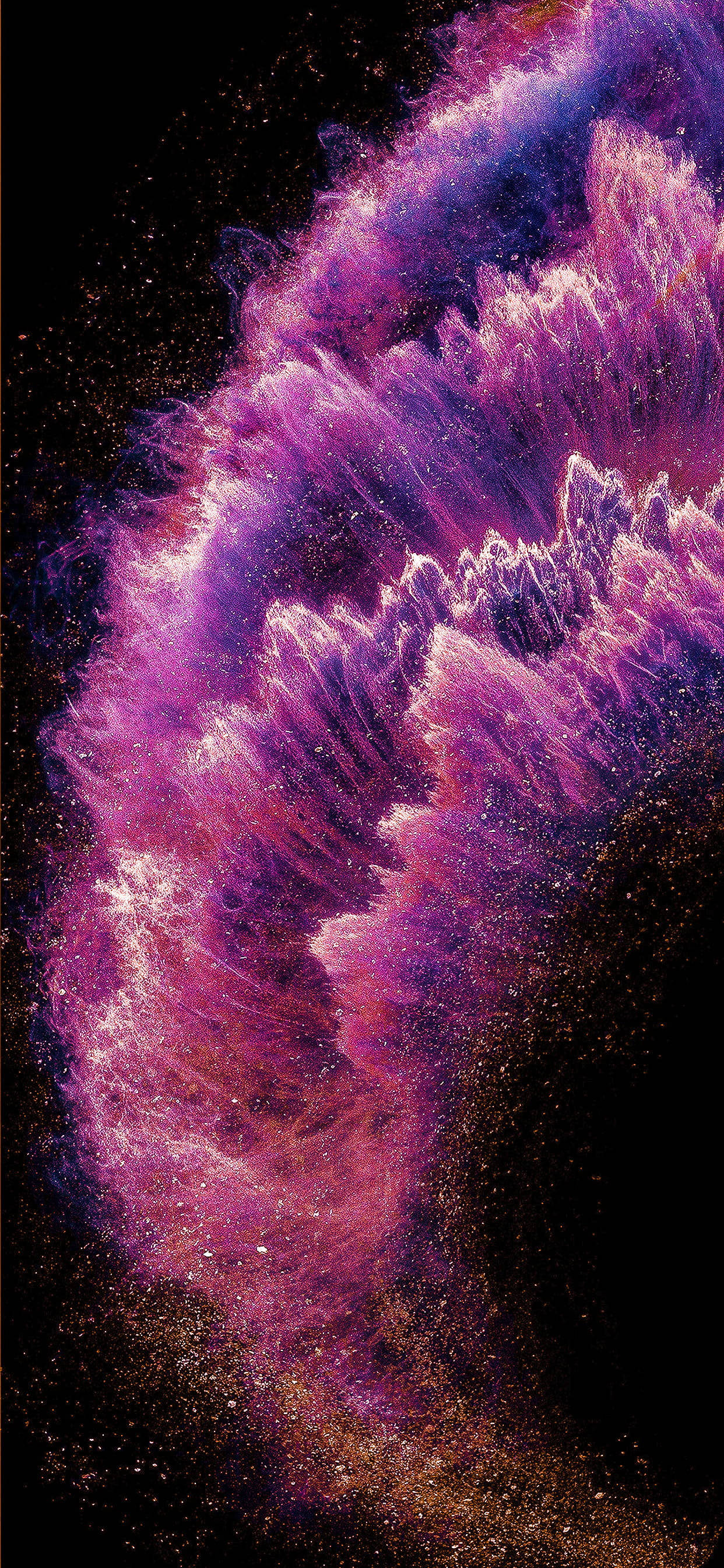 Чорний AMOLED Кольоровий Шпалери