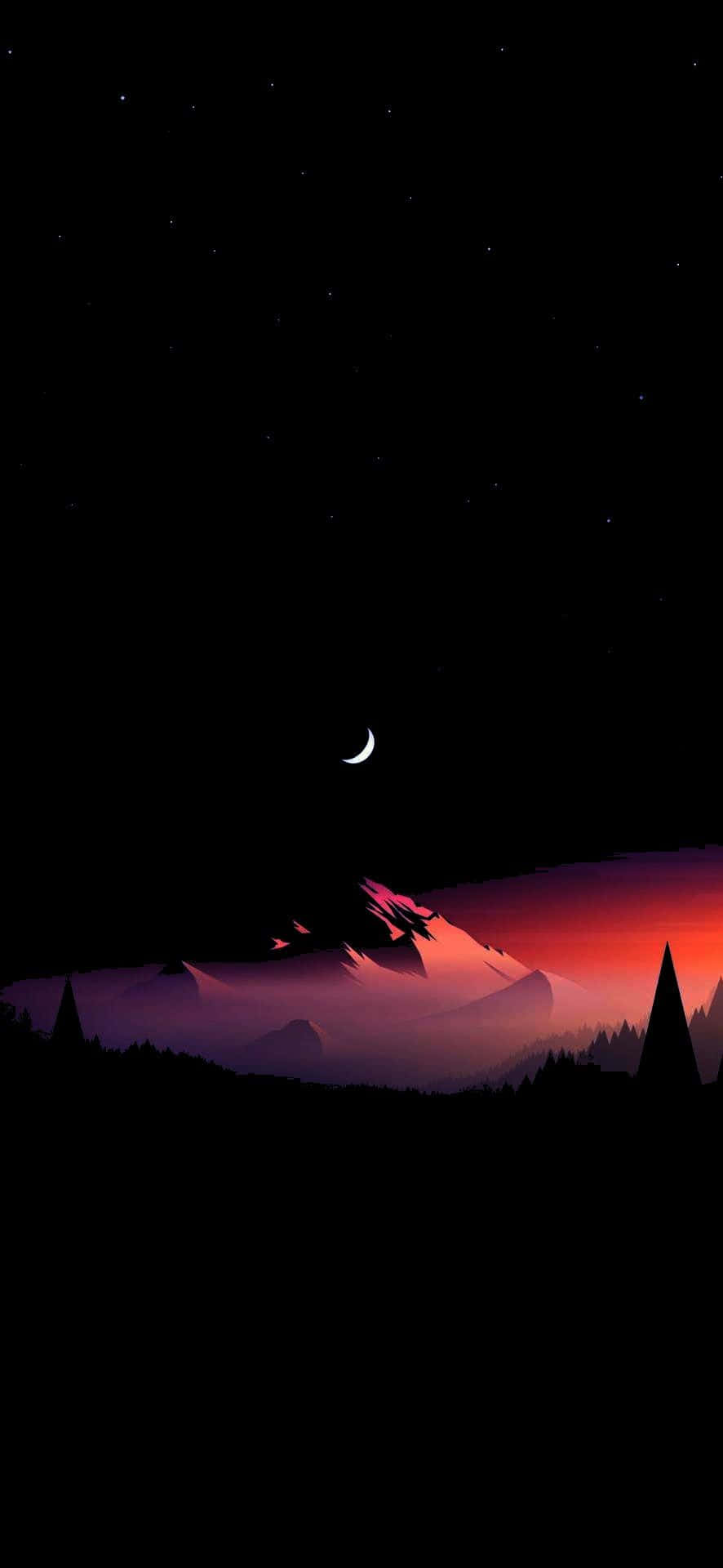 AMOLED S Вершина Гори Шпалери