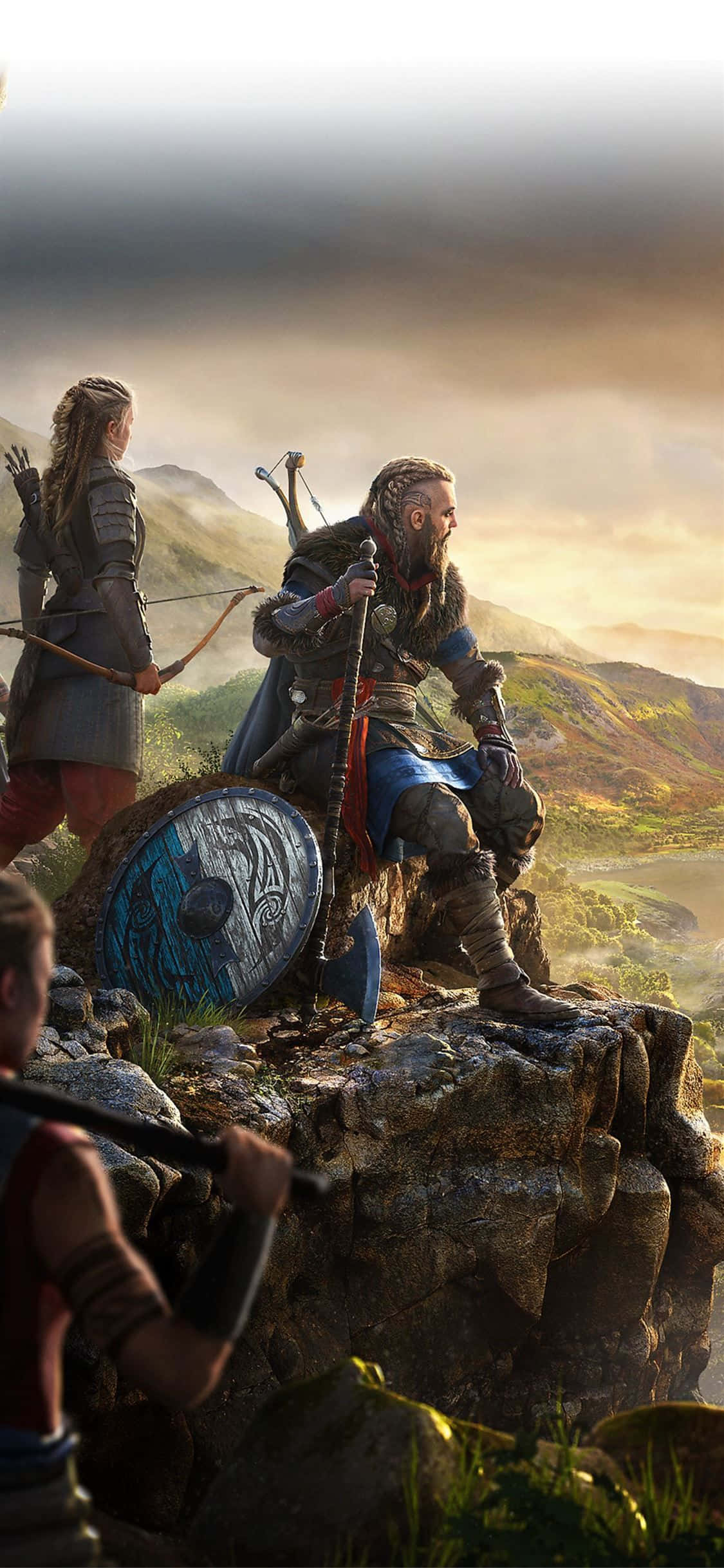 Фон Android Assassin's Creed Valhalla с Кассандрой Шпалери