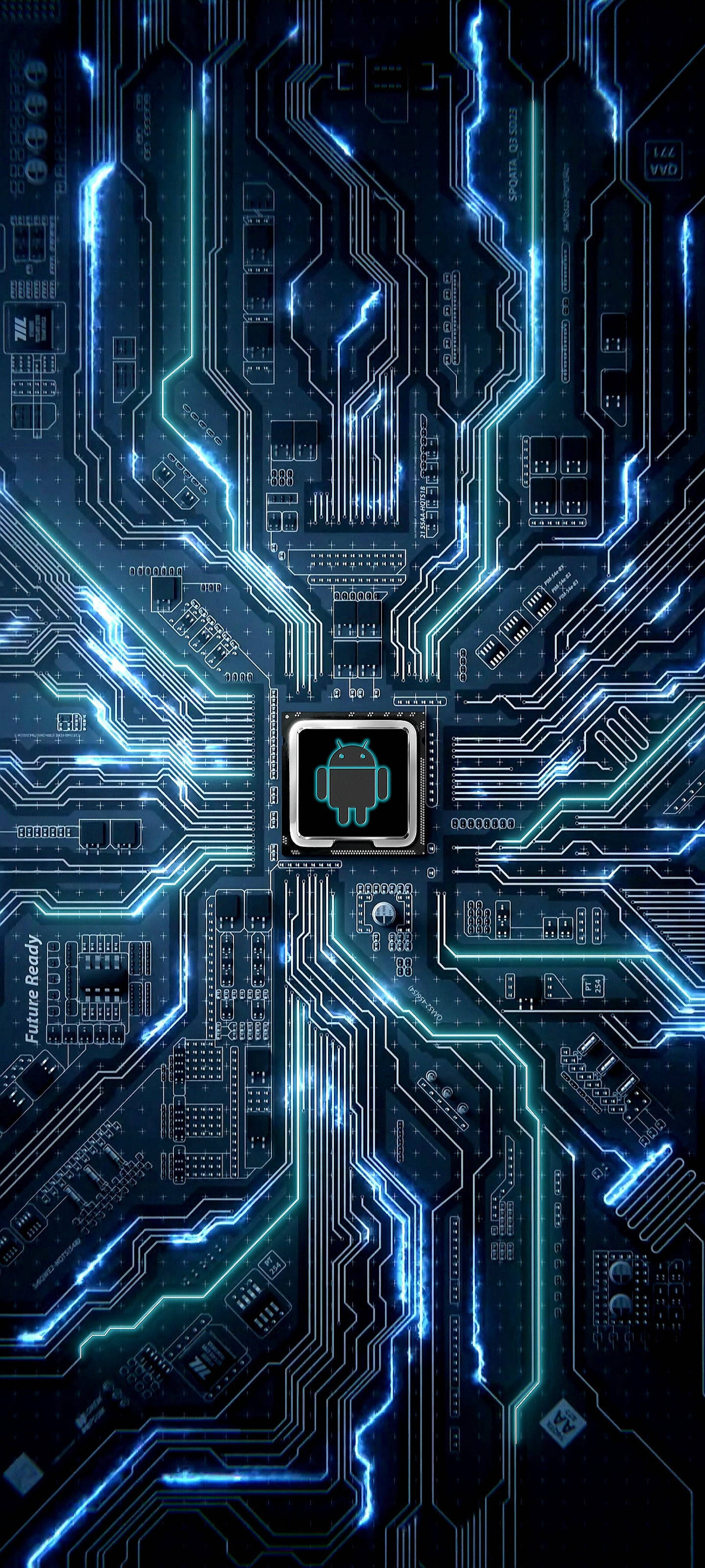 Android Circuit Art Для Samsung S20 FE Шпалери