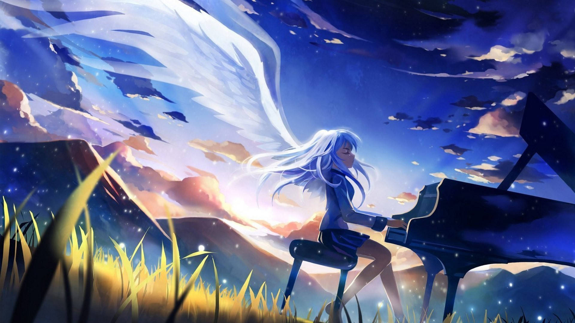 Персонажі аніме Angel Beats! Шпалери