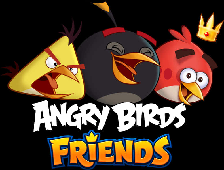 Логотип гри Angry Birds Friends Шпалери