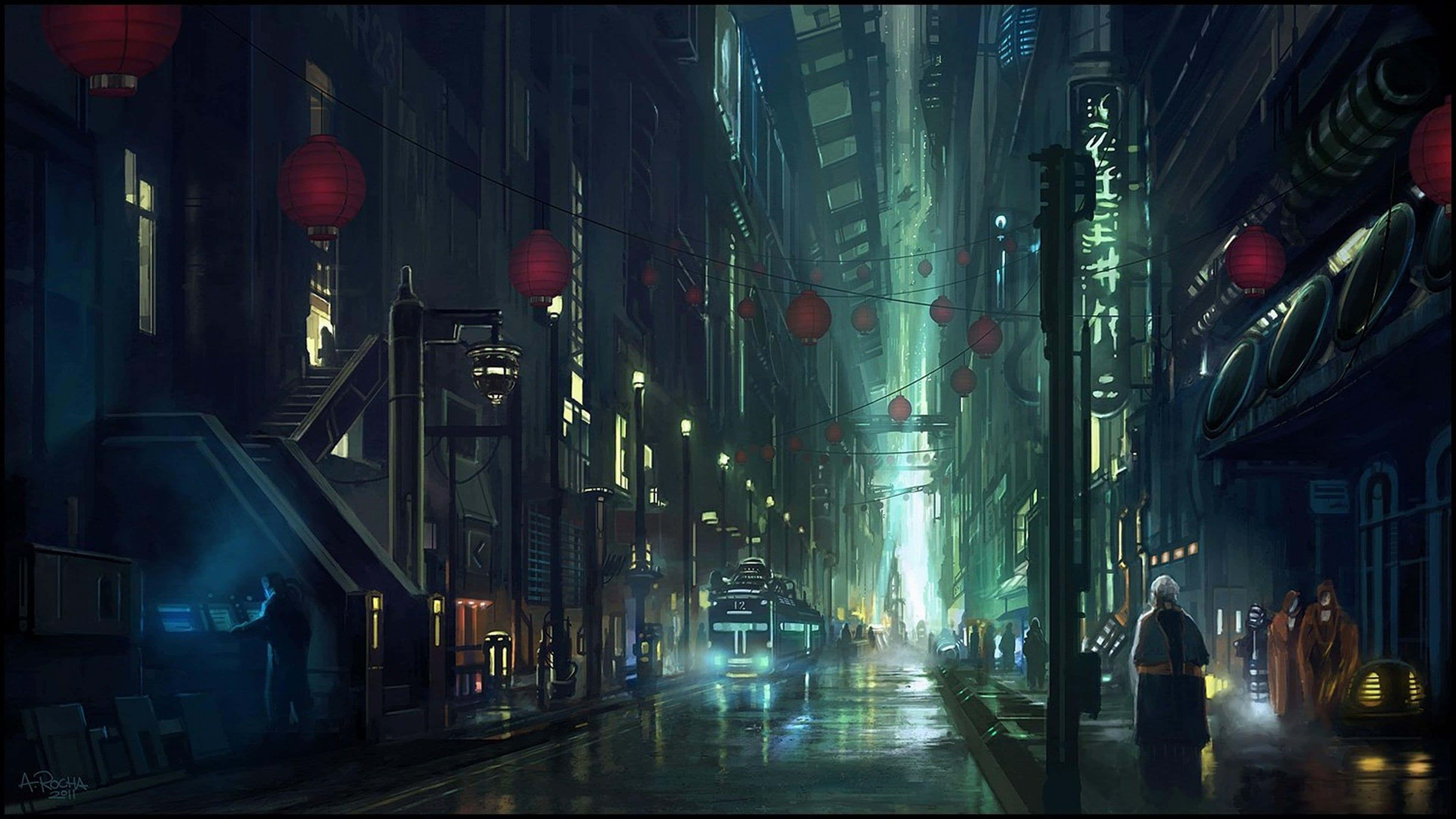 Відкройте для себе барвистий світ Anime City і відправляйтесь навстречу приключениям, що чекают на вас Шпалери