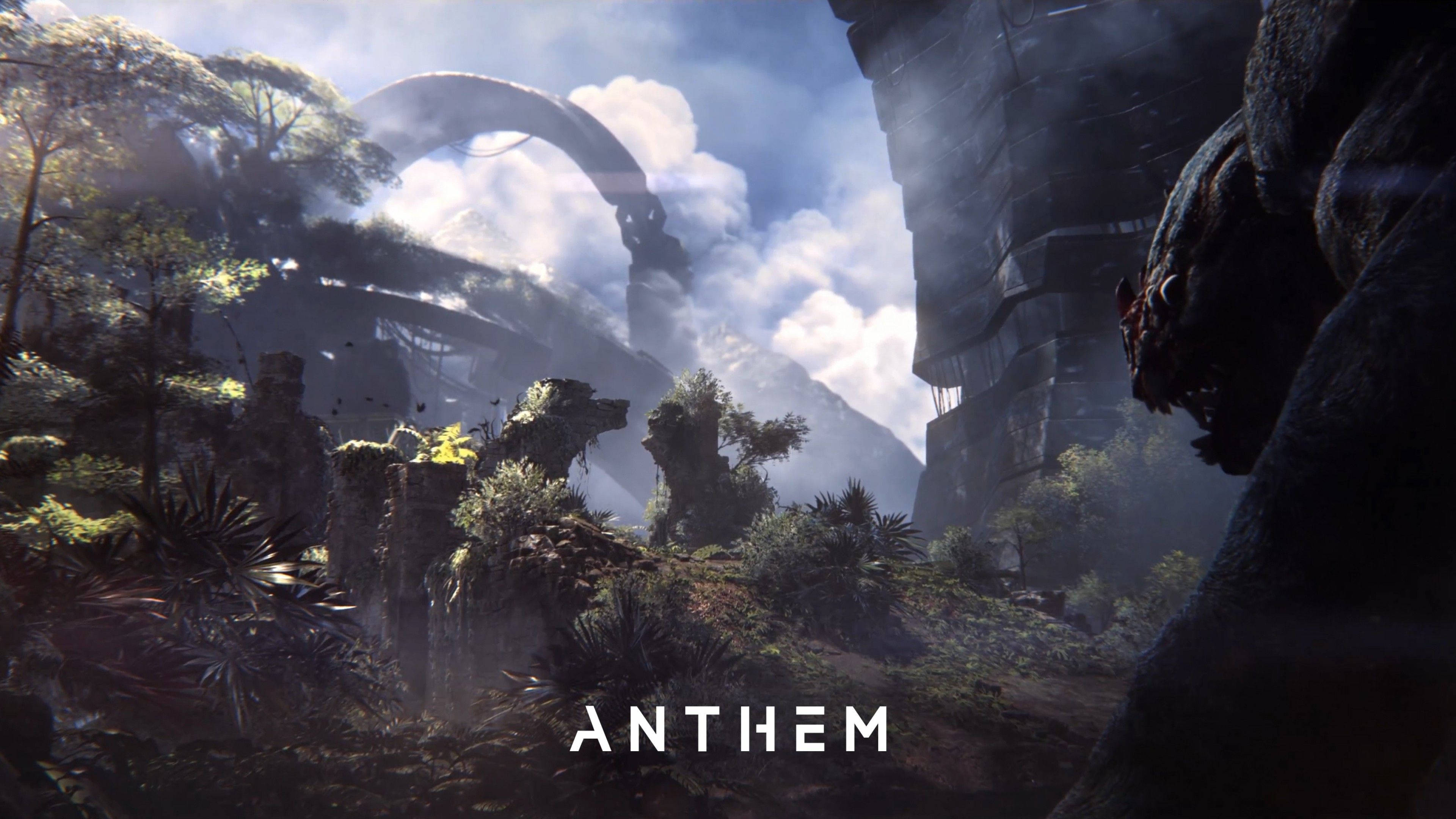 Посетите мистическую крепость Anthem Шпалери