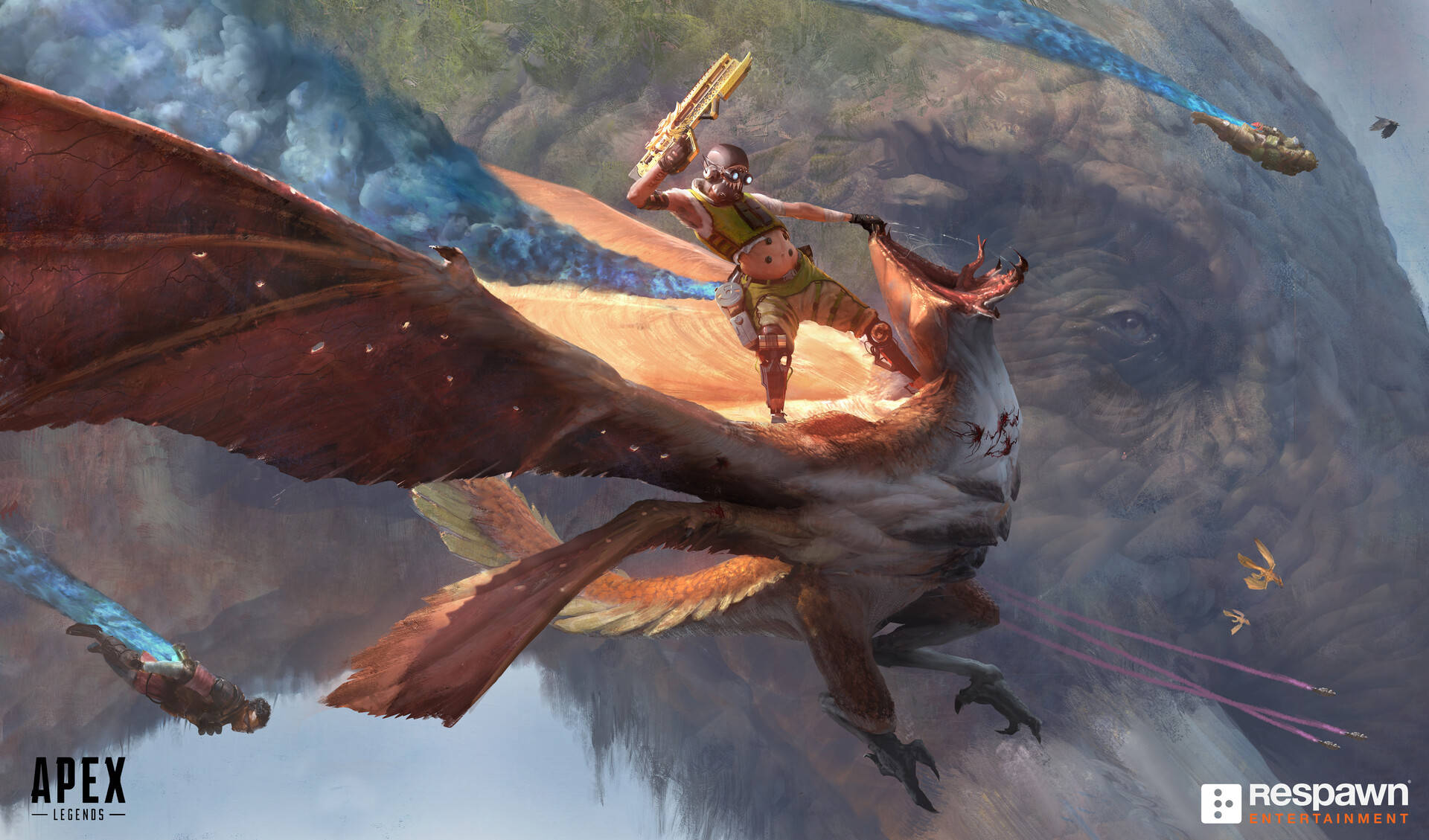 Apex Legends Октайн у польоті Шпалери