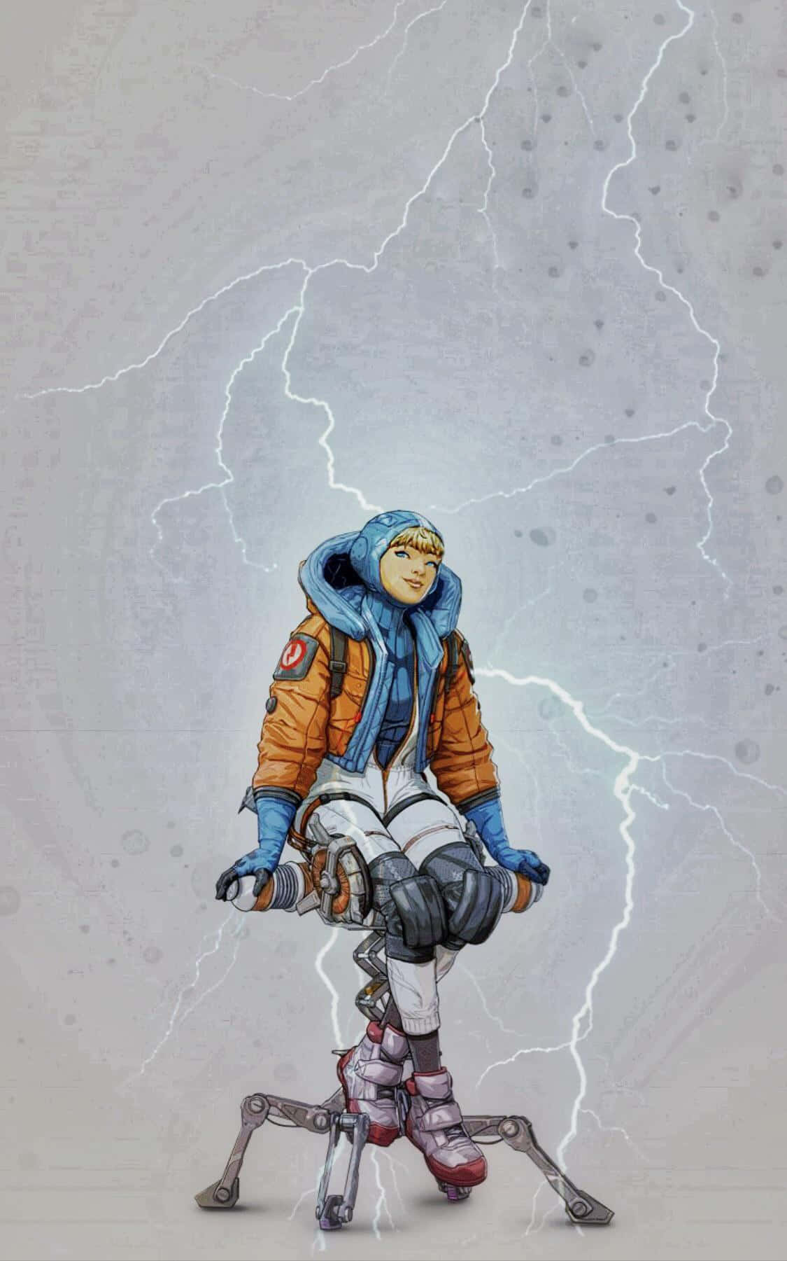 Apex Legends Wattson естетичное искусство Шпалери