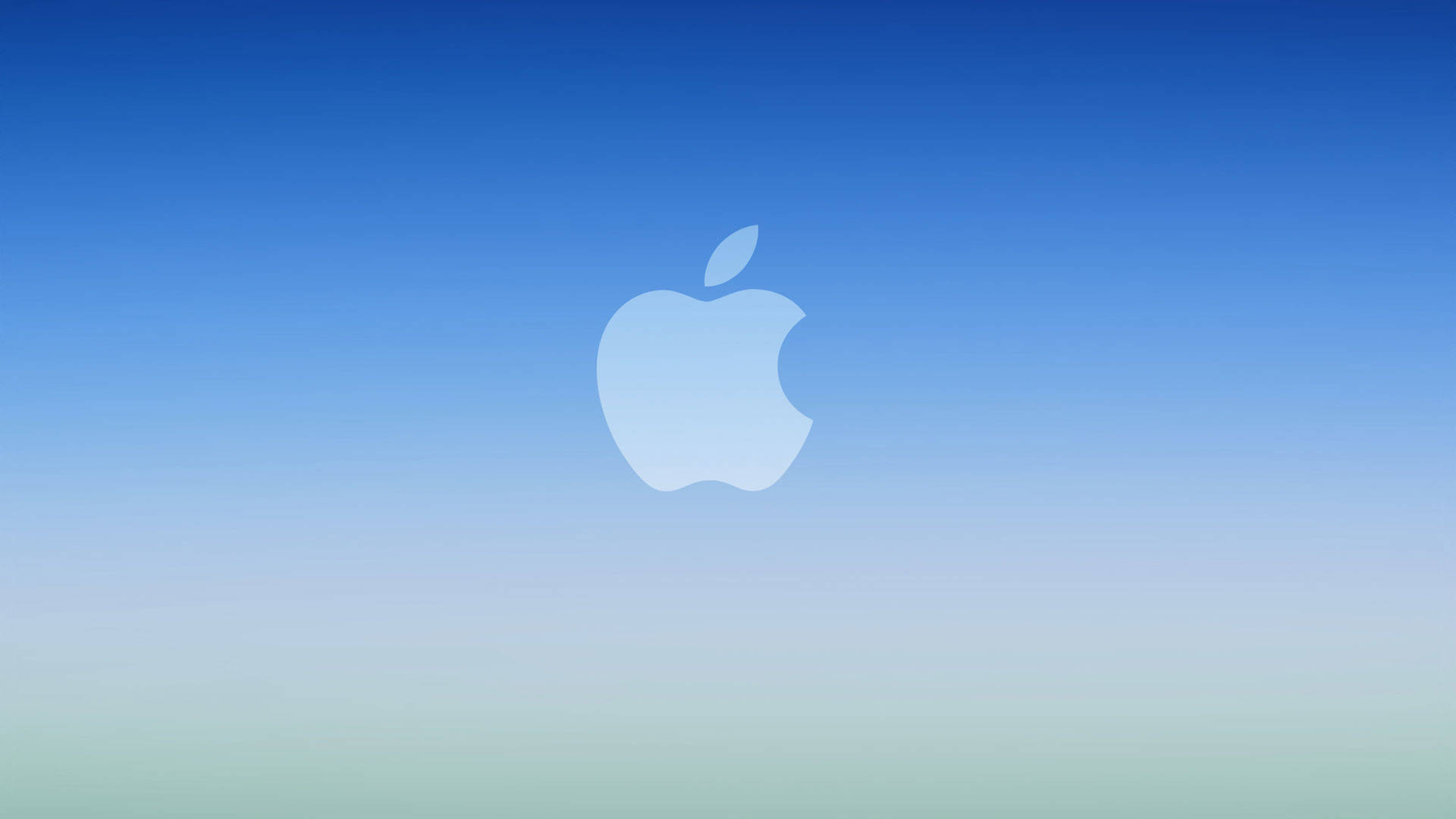 Холодний синій градієнт Apple Шпалери