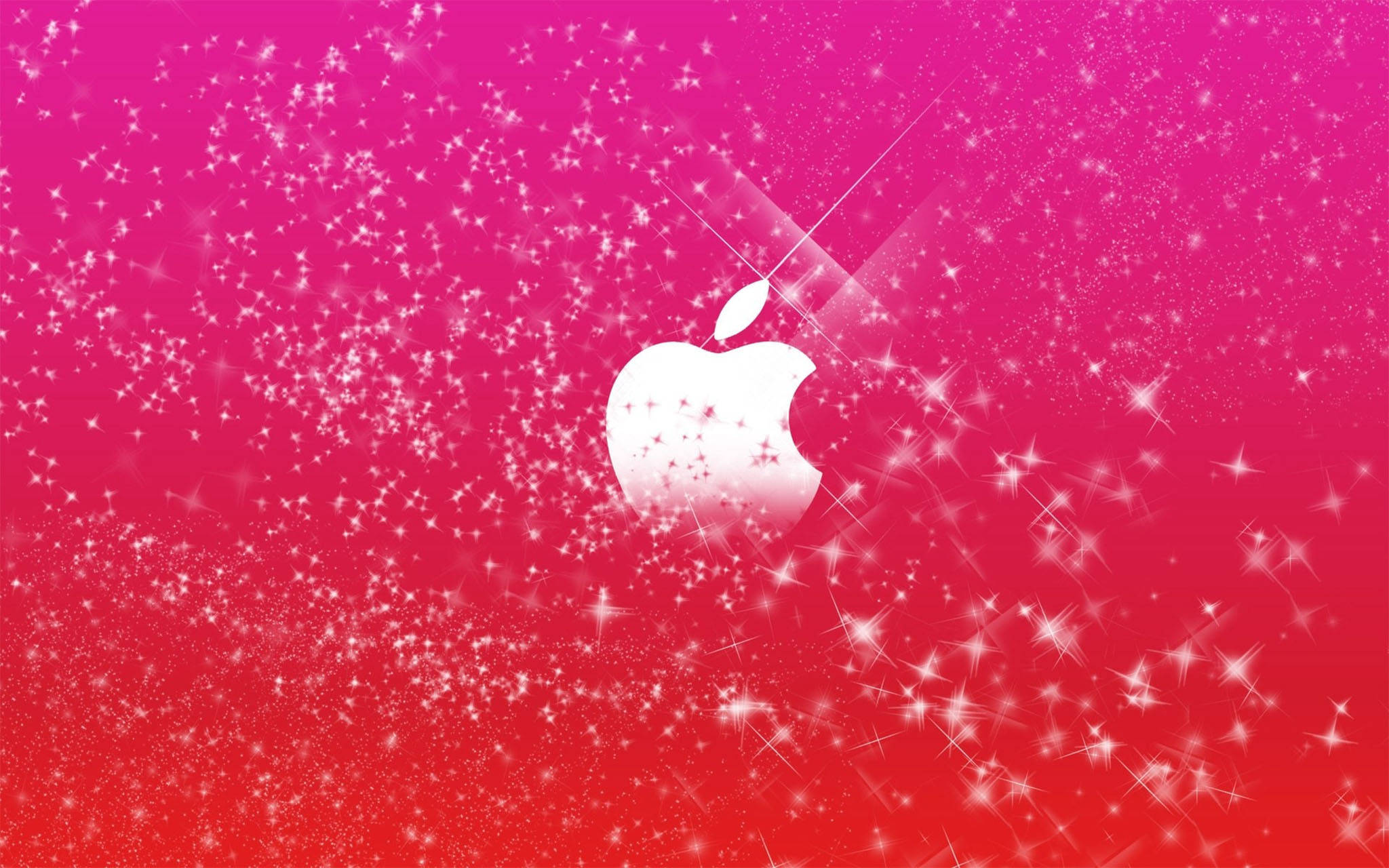 Милий рожевый логотип Apple Шпалери