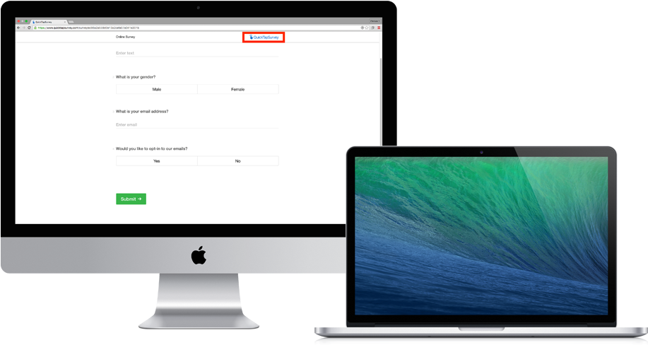 Apple iMac та MacBook з графікою на екранах Шпалери