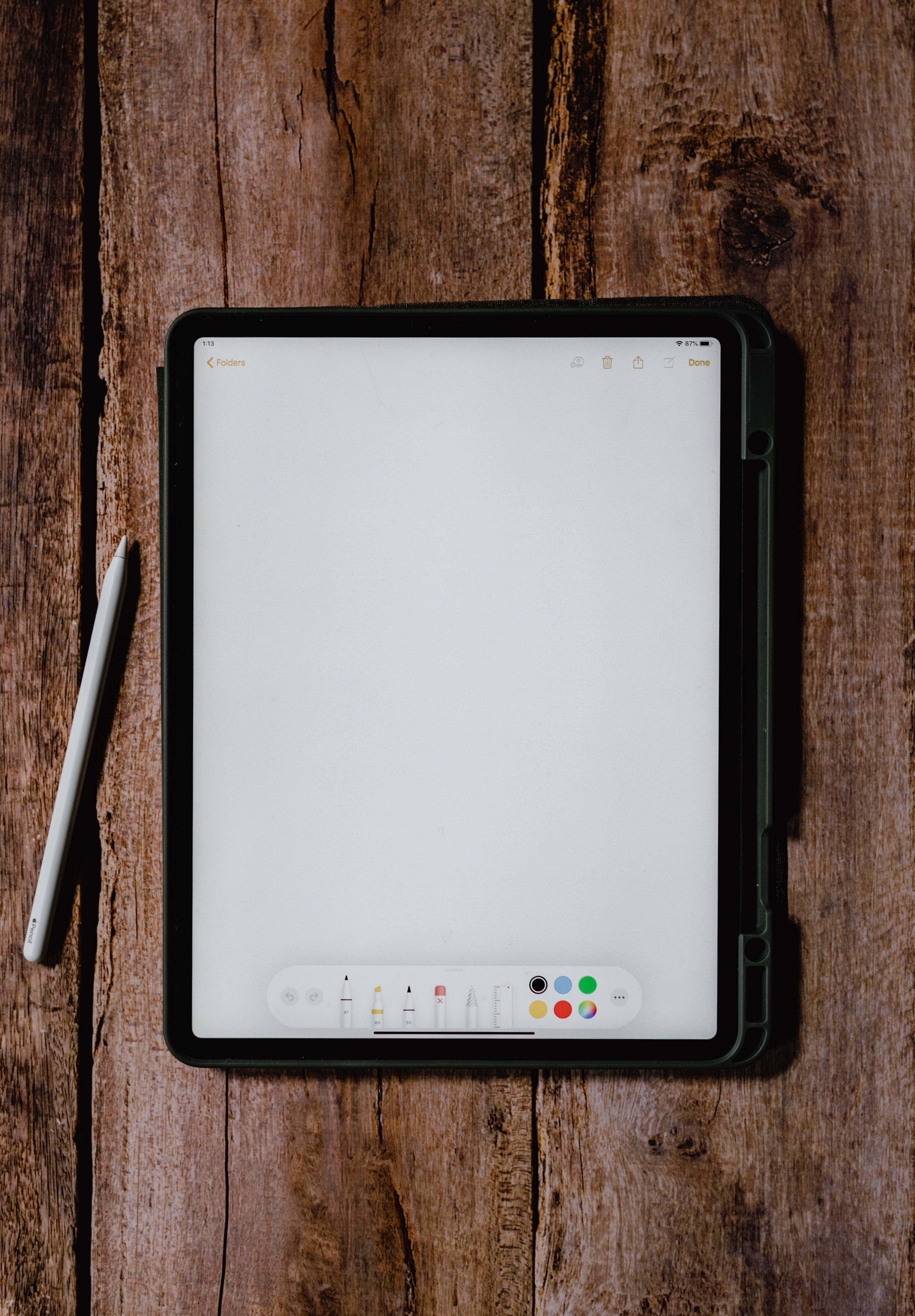 Apple iPad Pro с приложением для рисования Шпалери