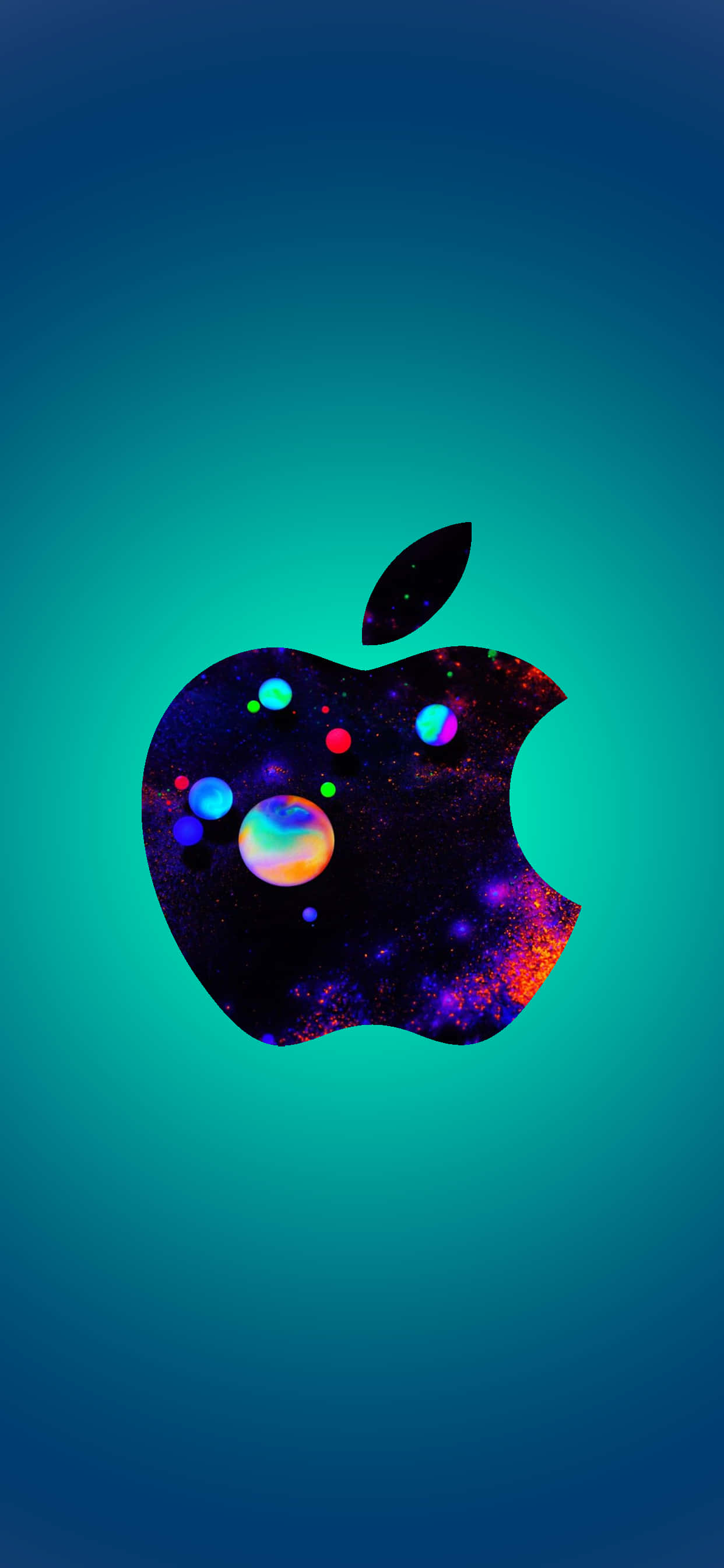 Захватывающий цветной боке Apple iPhone HD обои Шпалери