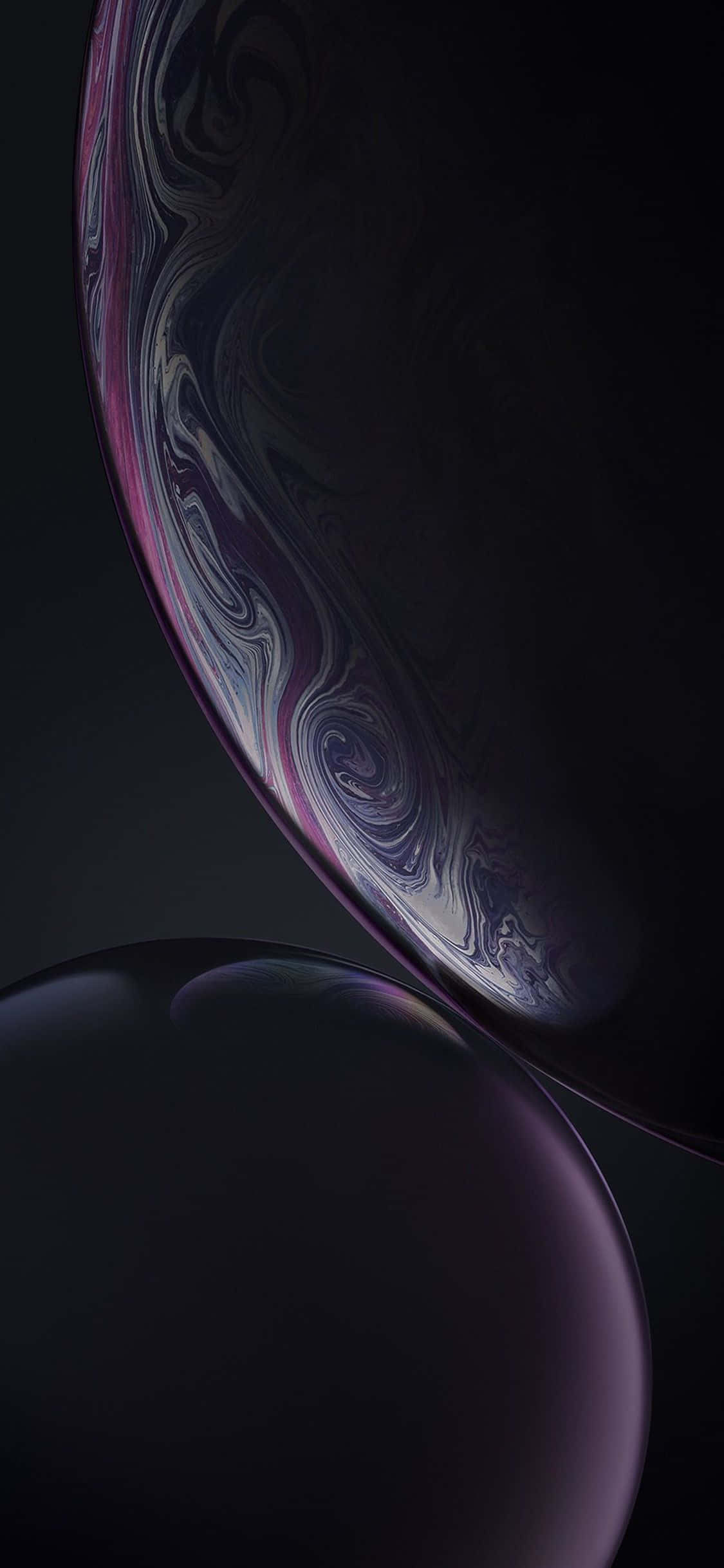 Apple iPhone XS Пузырьковый абстрактный Шпалери