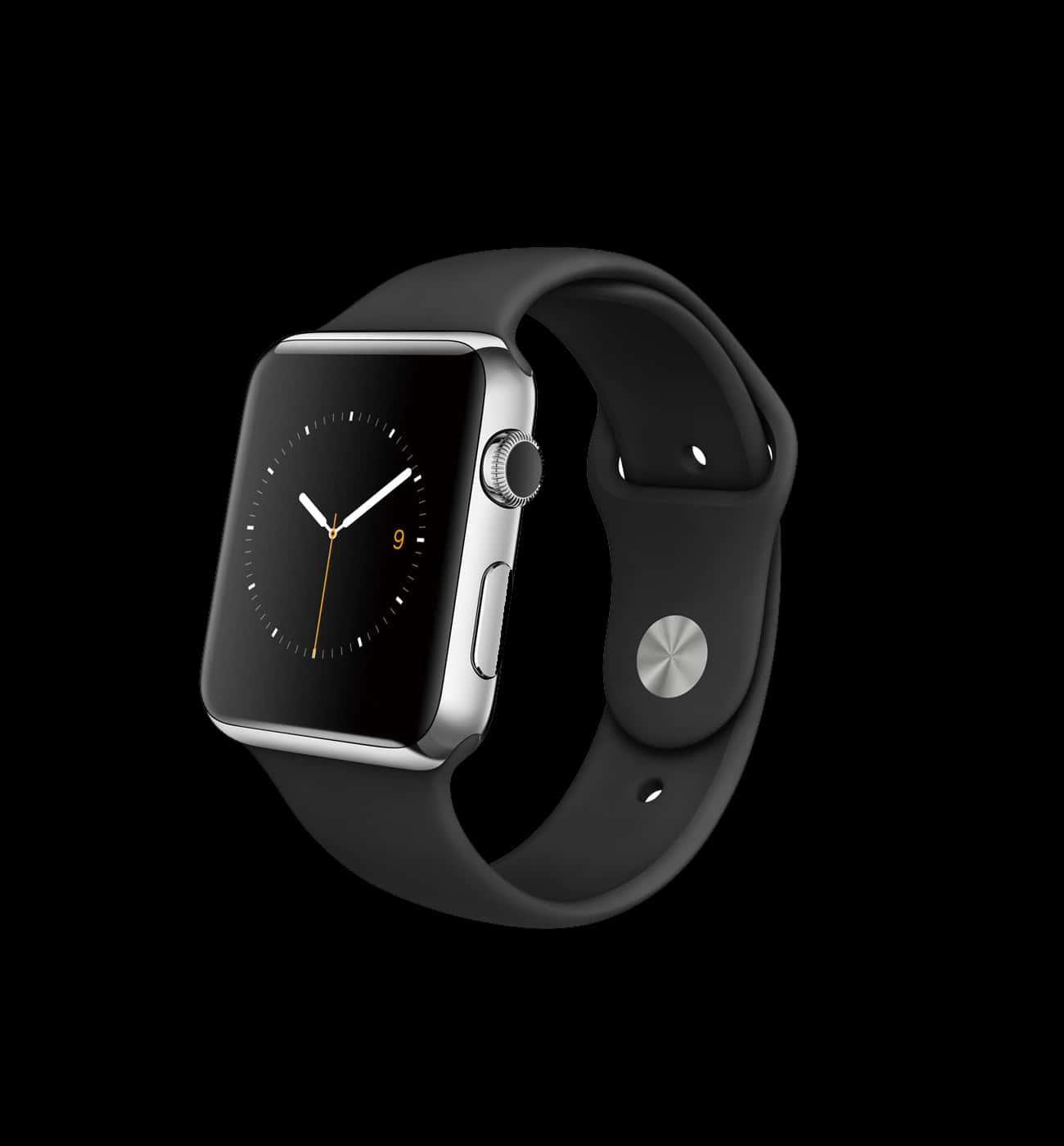 Apple Watch на чорному фону Шпалери