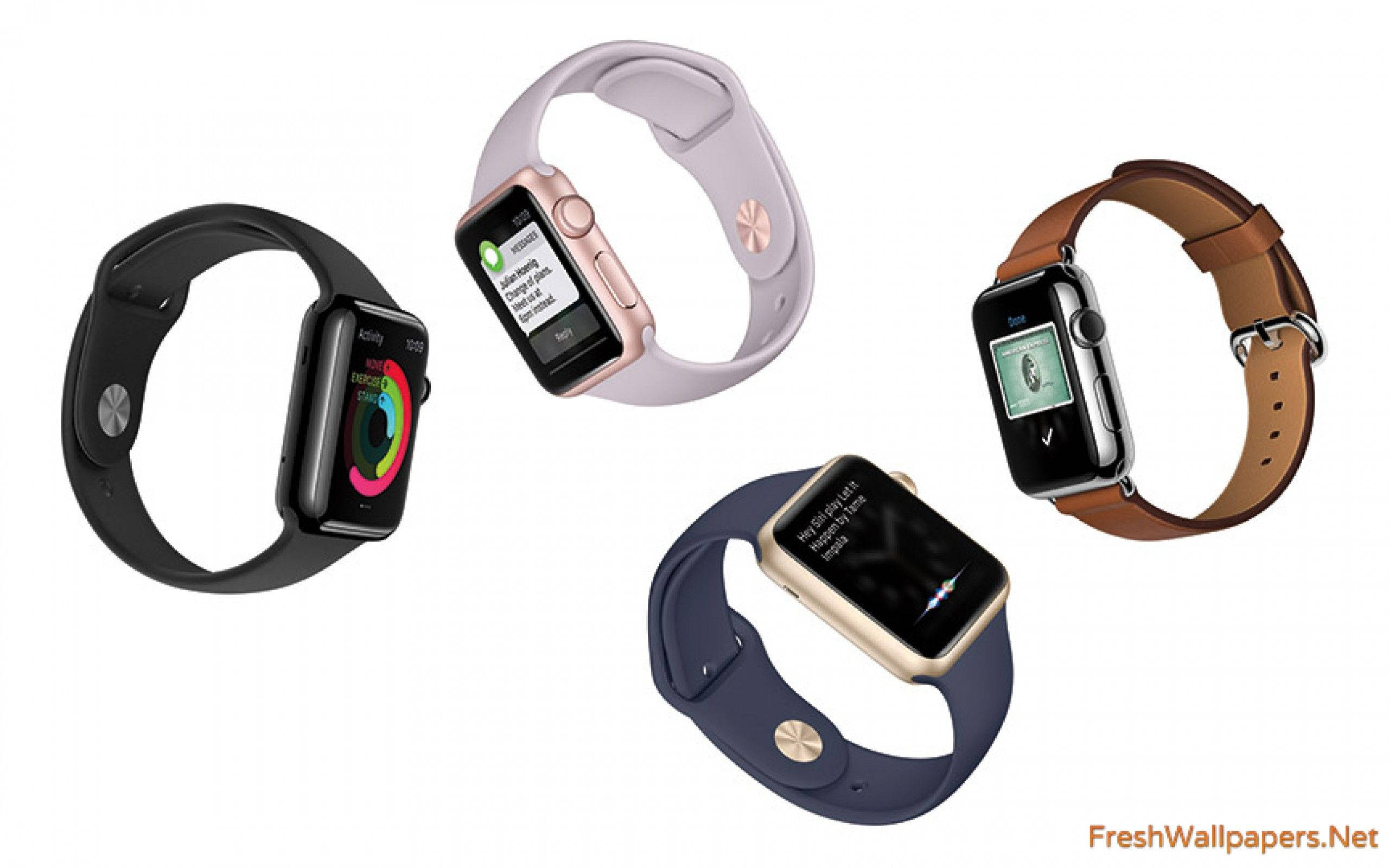Захватывающие Apple Watch на витрине Шпалери