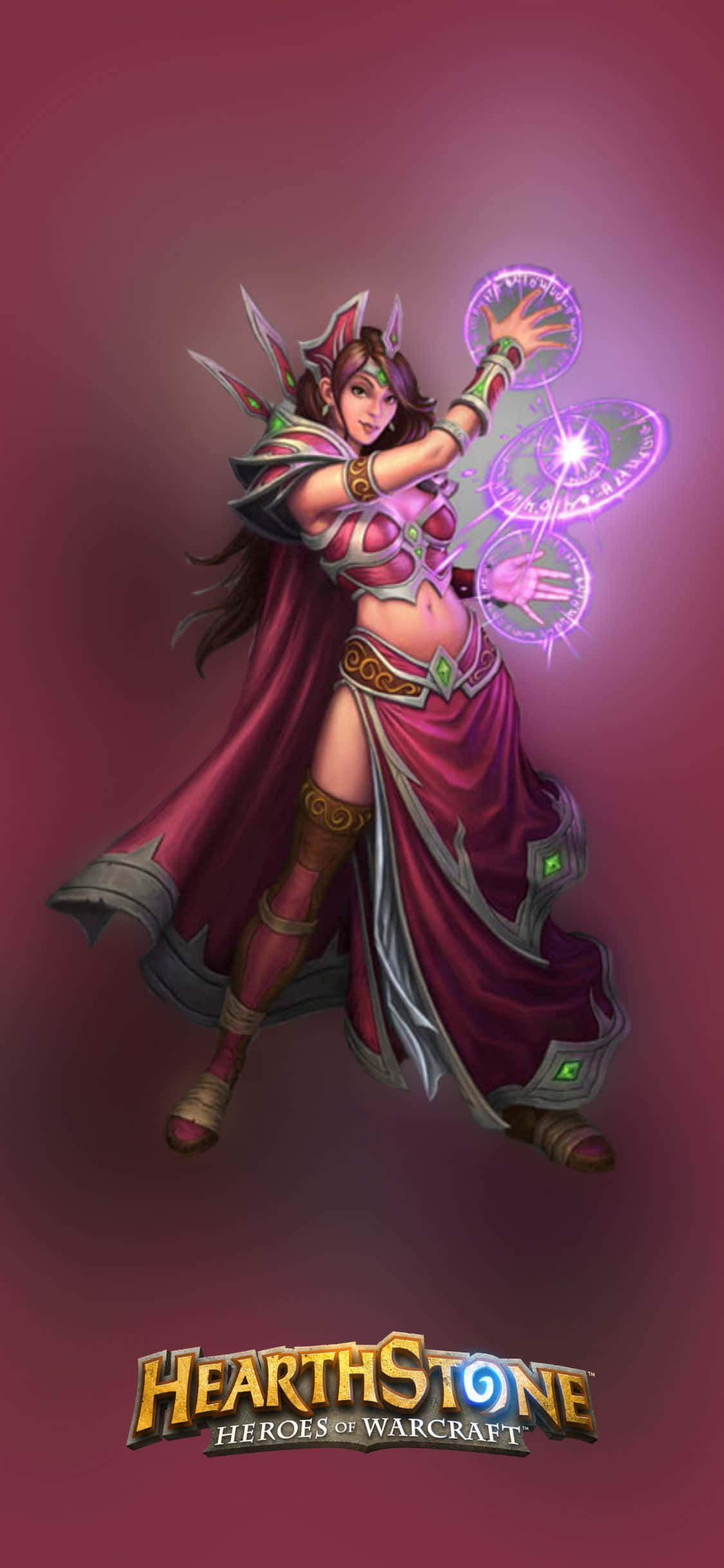 Arcane Mage iPhone XS Hearthstone фон Шпалери