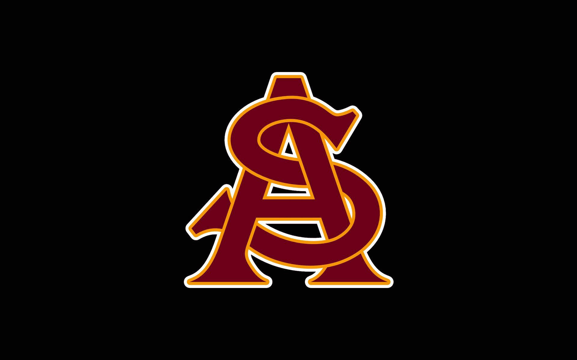 Логотип футбольної команди Arizona State Sun Devils Шпалери