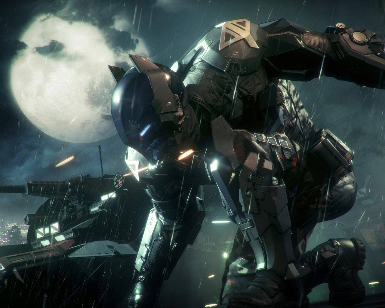 Робот Бетмен З Arkham Knight Шпалери